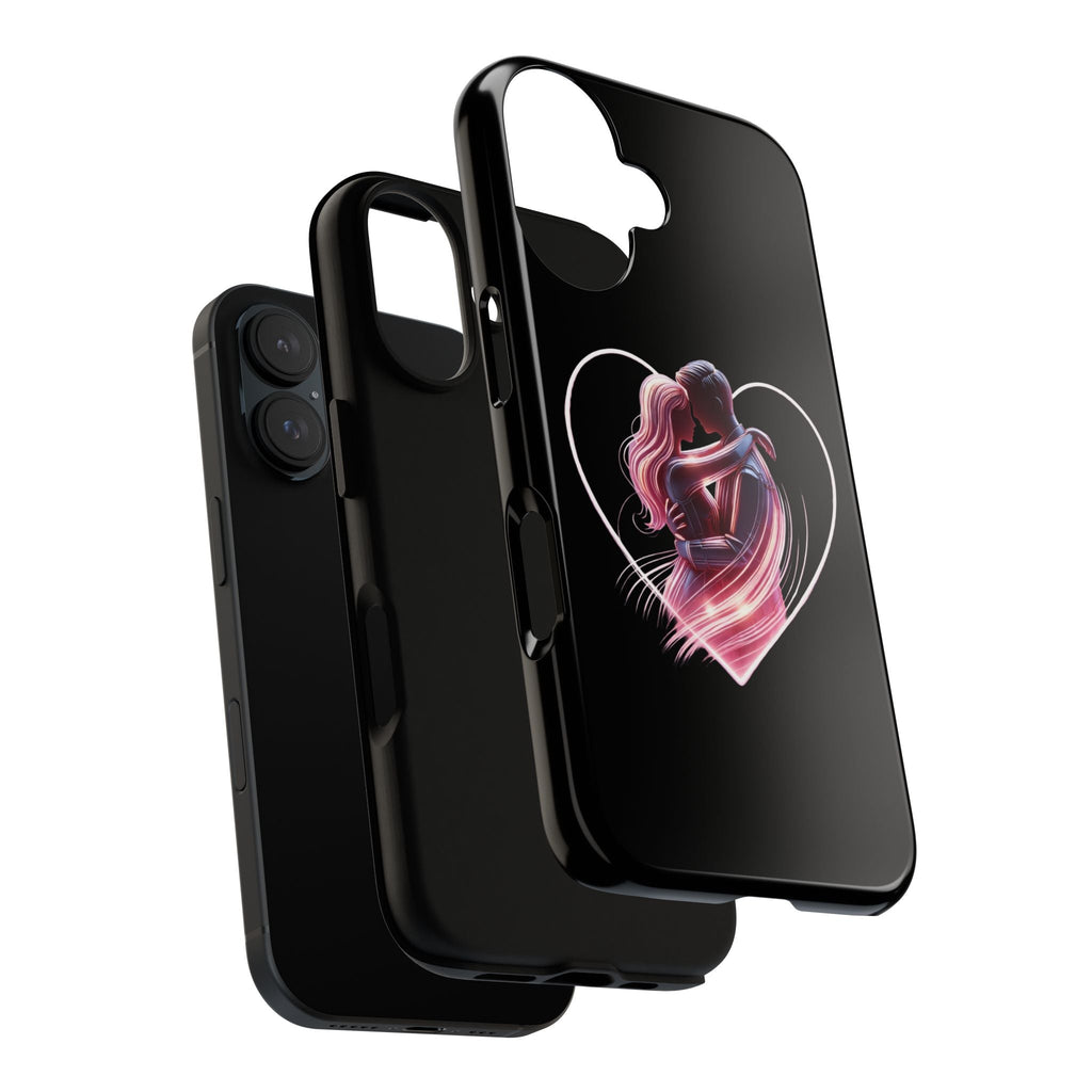 Romantic Couple Heart phone case | Tough Cases Printify