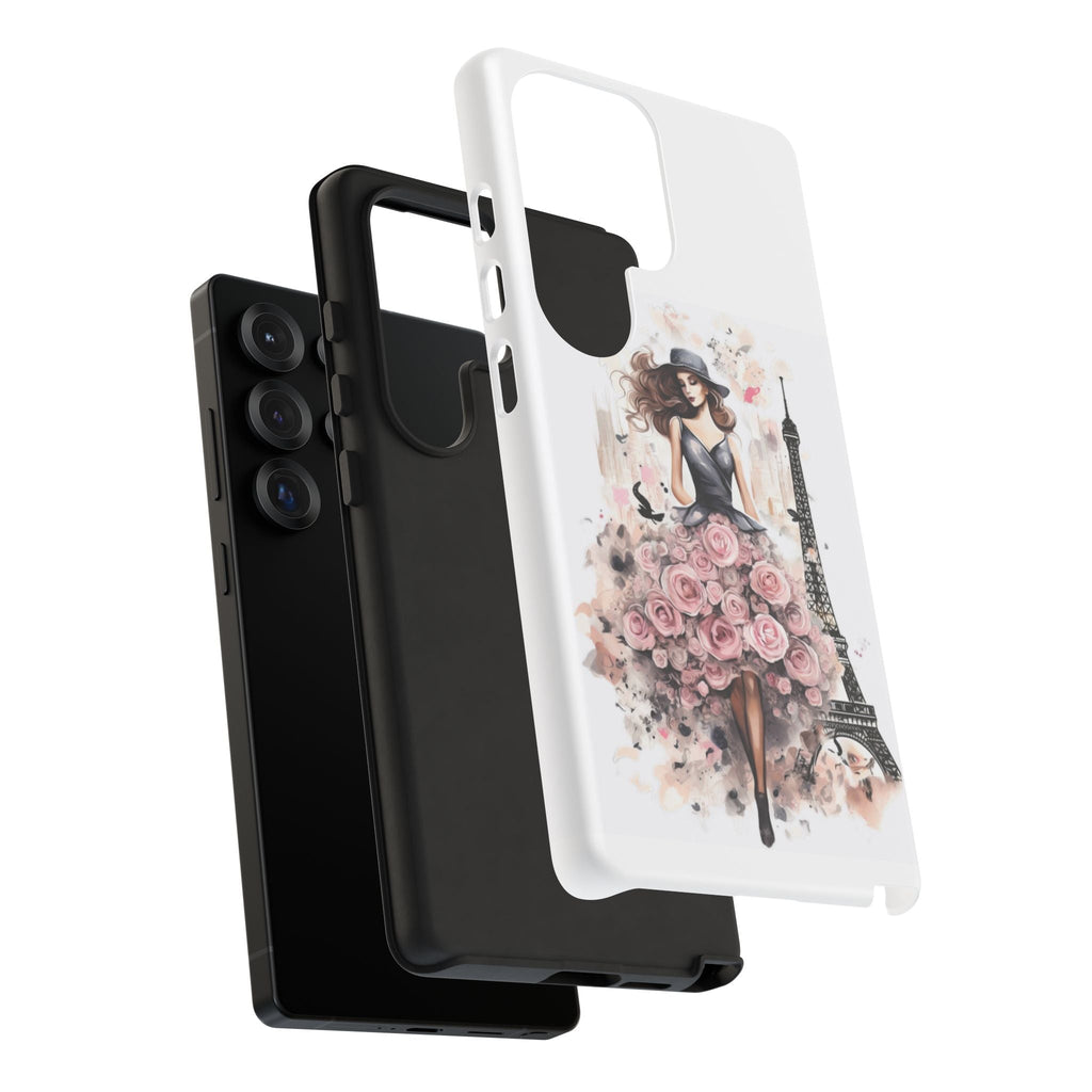 Parisian Rose Dress phone case | iPhone & Samsung slim protective case Printify