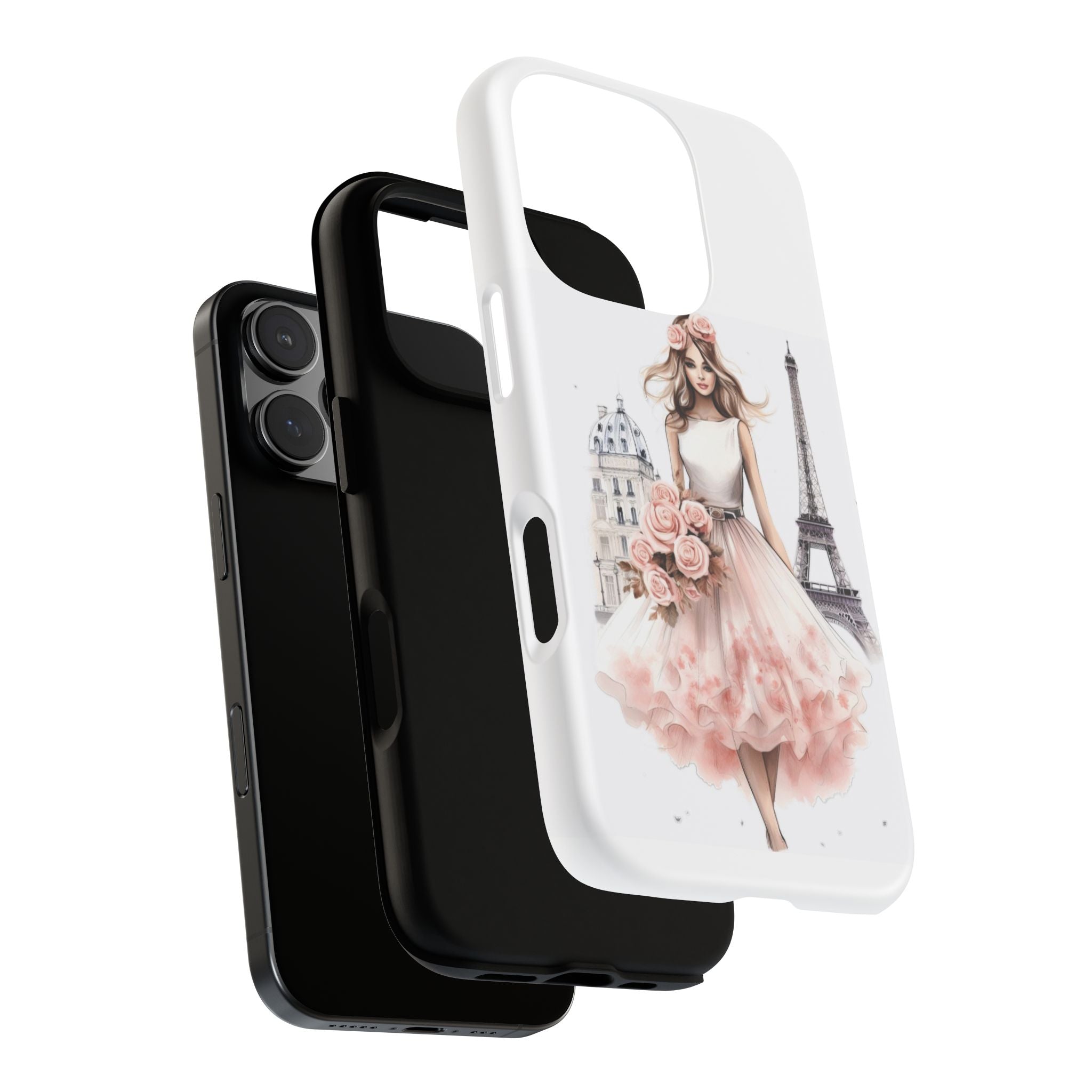 Parisian Ballerina Bouquet phone case | Tough Cases Printify