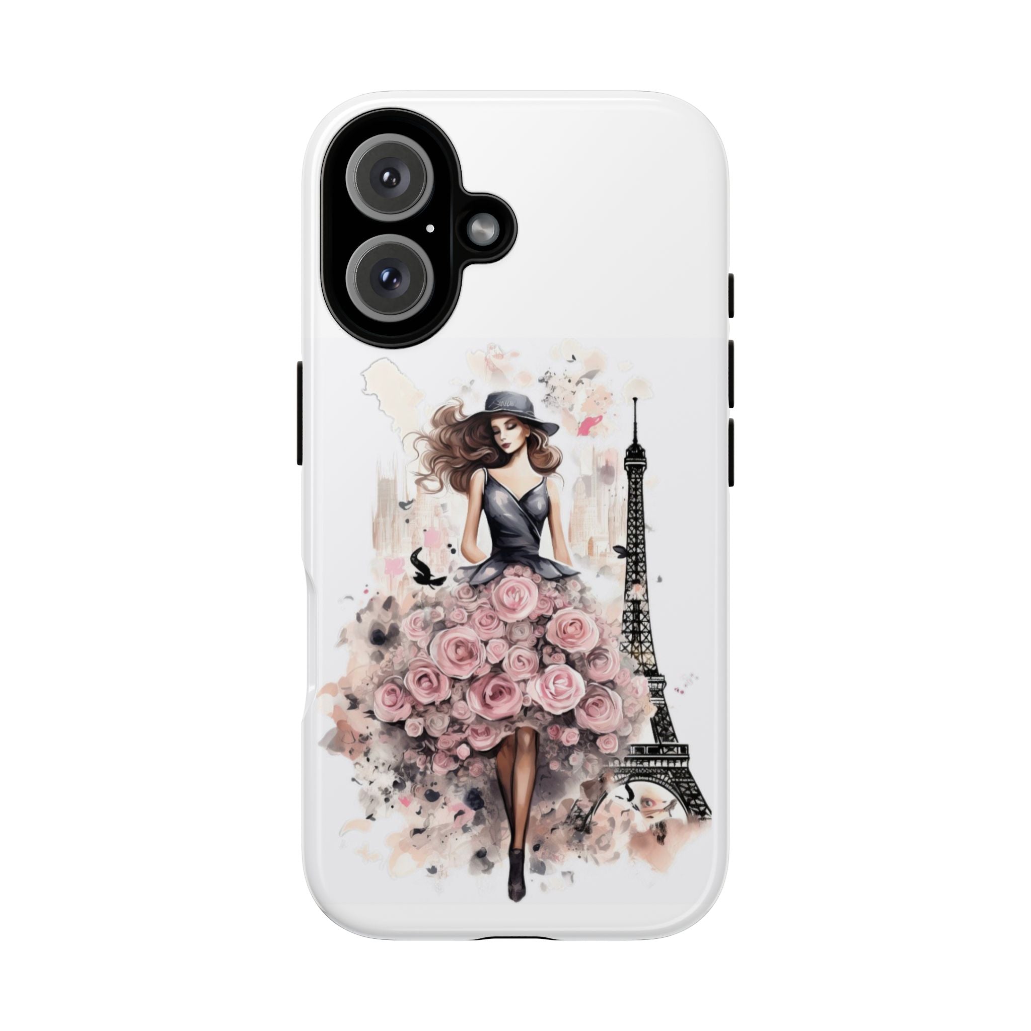 Parisian Rose Dress phone case | iPhone & Samsung slim protective case Printify