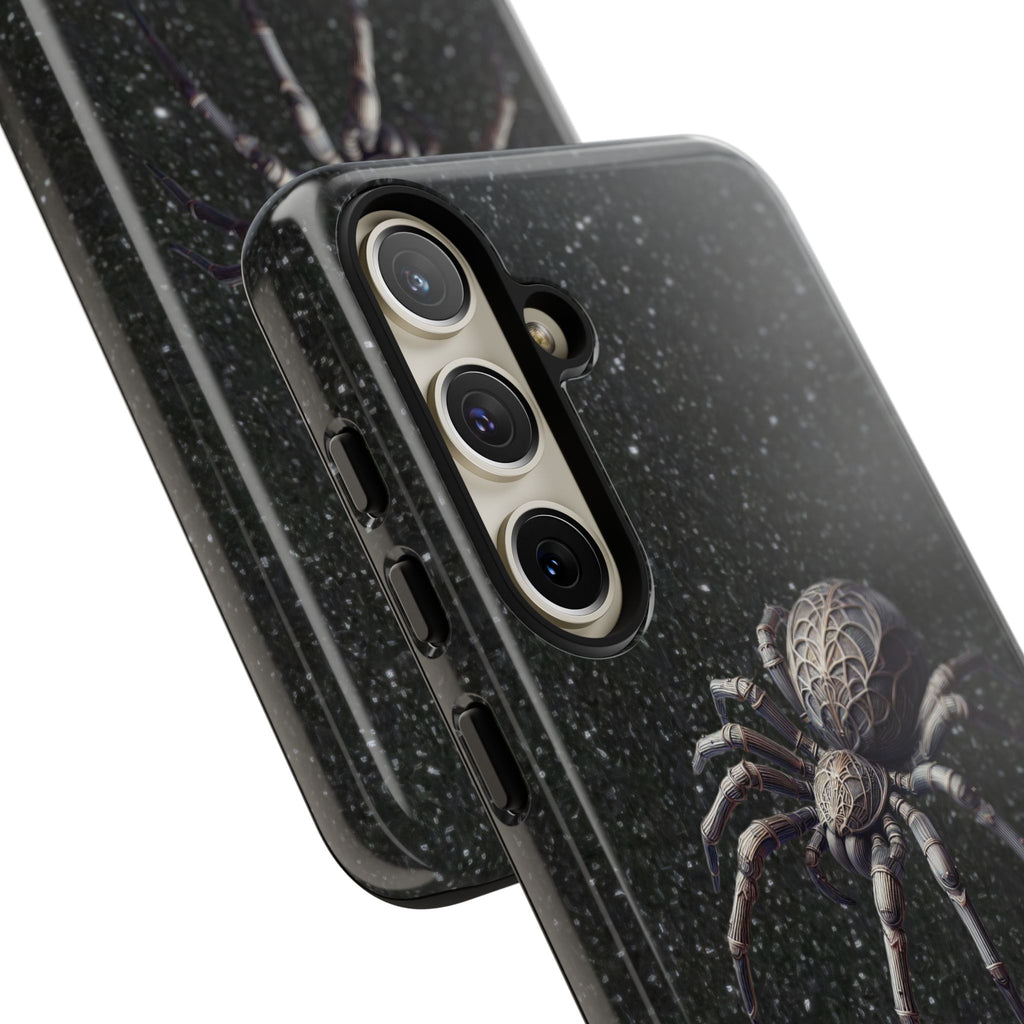 Spider Night Tough Phone Case — Dark Space Tarantula iPhone Cover Printify
