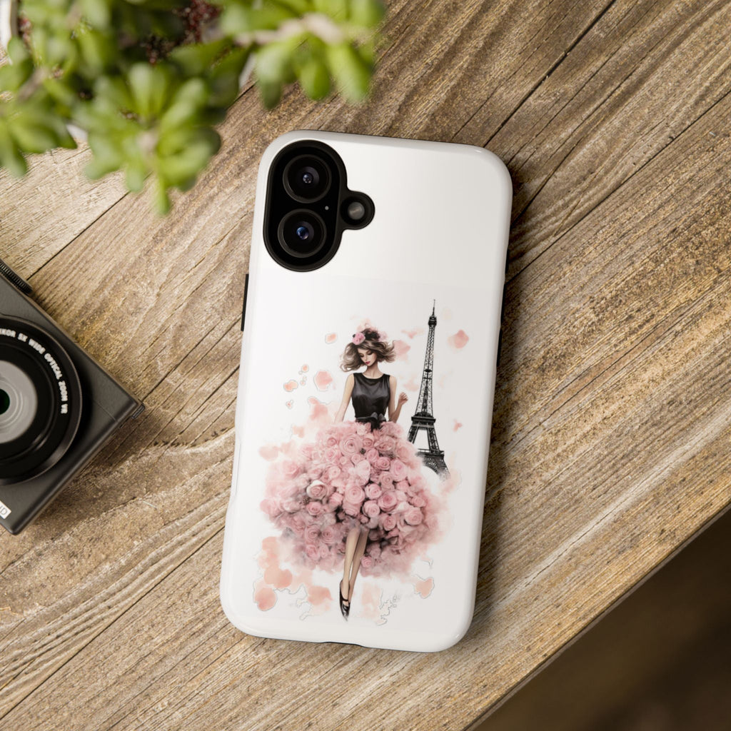 Paris Fashion Girl Phone Case | Tough Case Printify