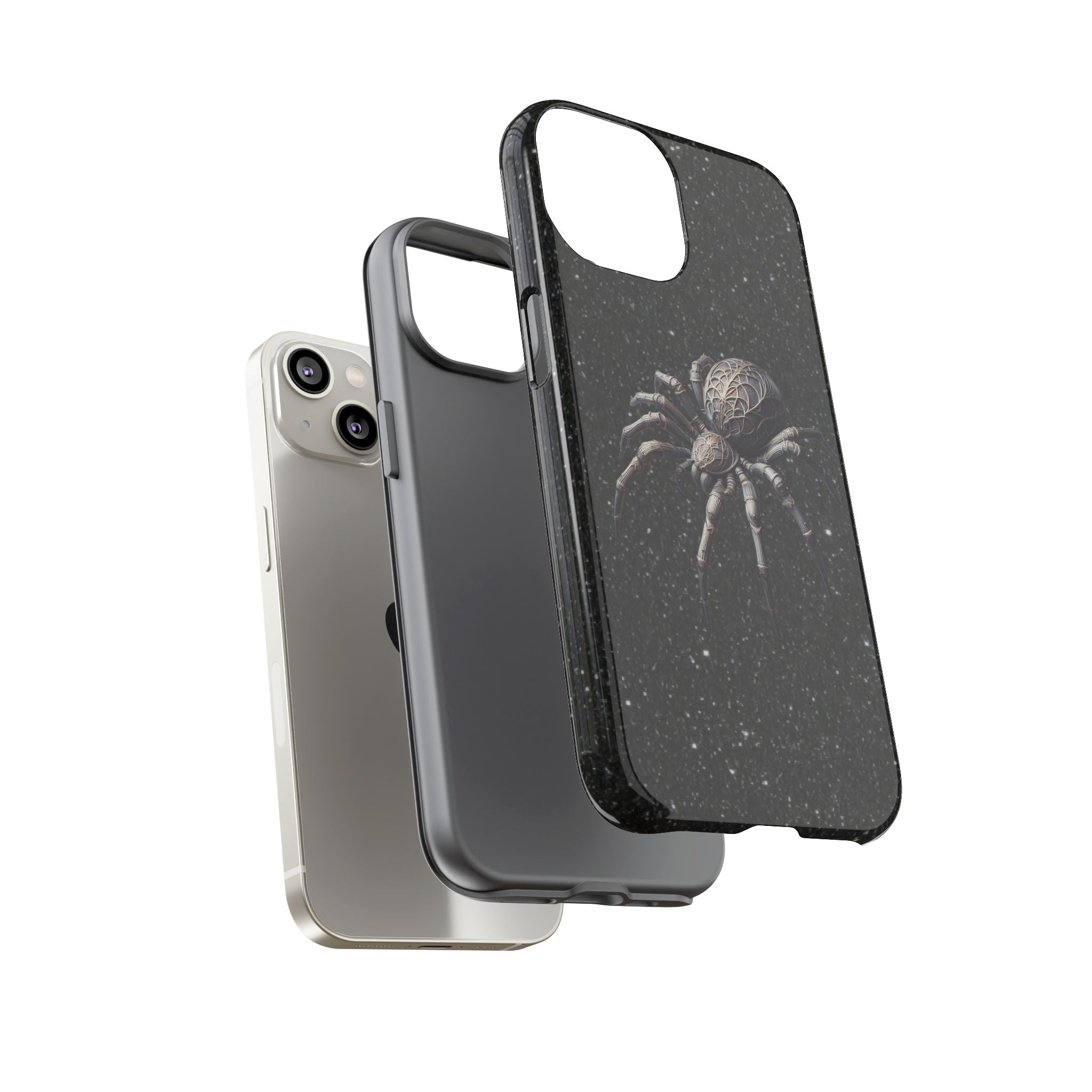 Spider Night Tough Phone Case — Dark Space Tarantula iPhone Cover Printify