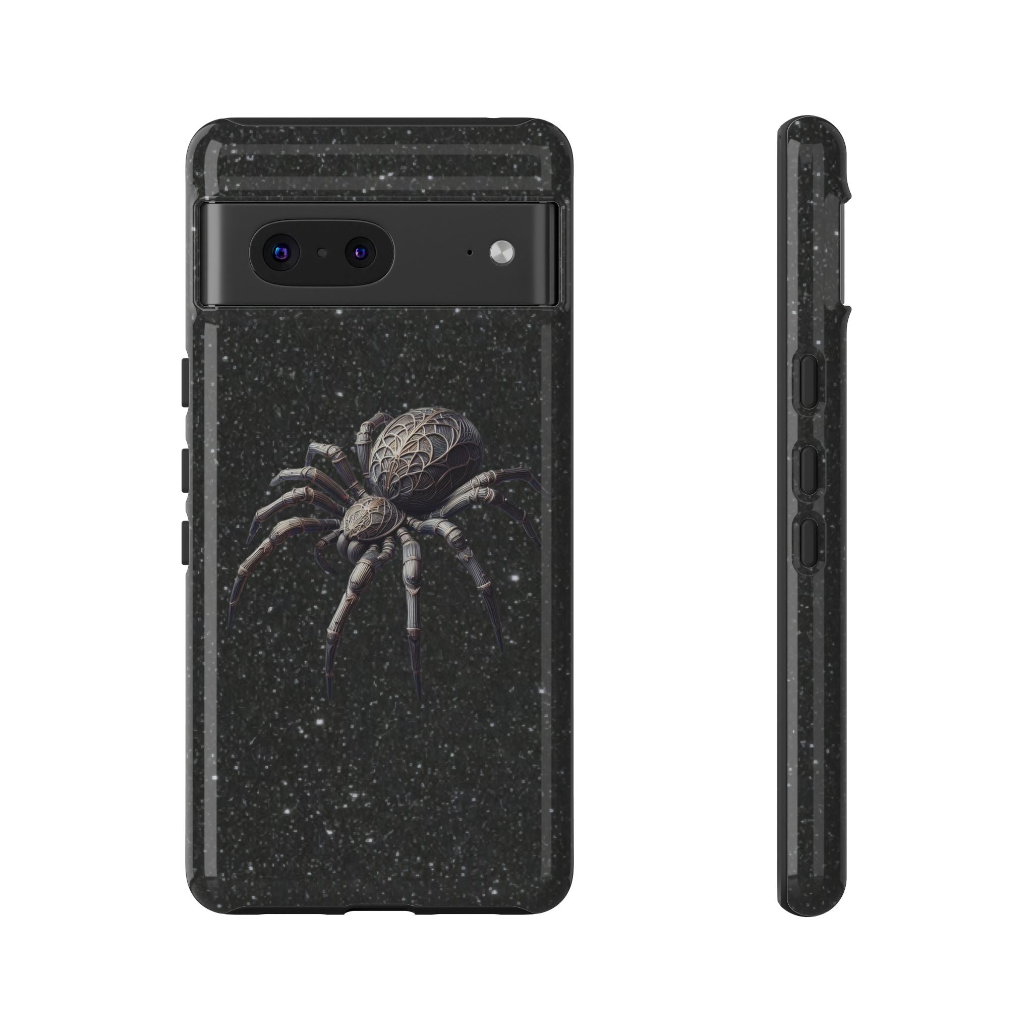 Spider Night Tough Phone Case — Dark Space Tarantula iPhone Cover Printify