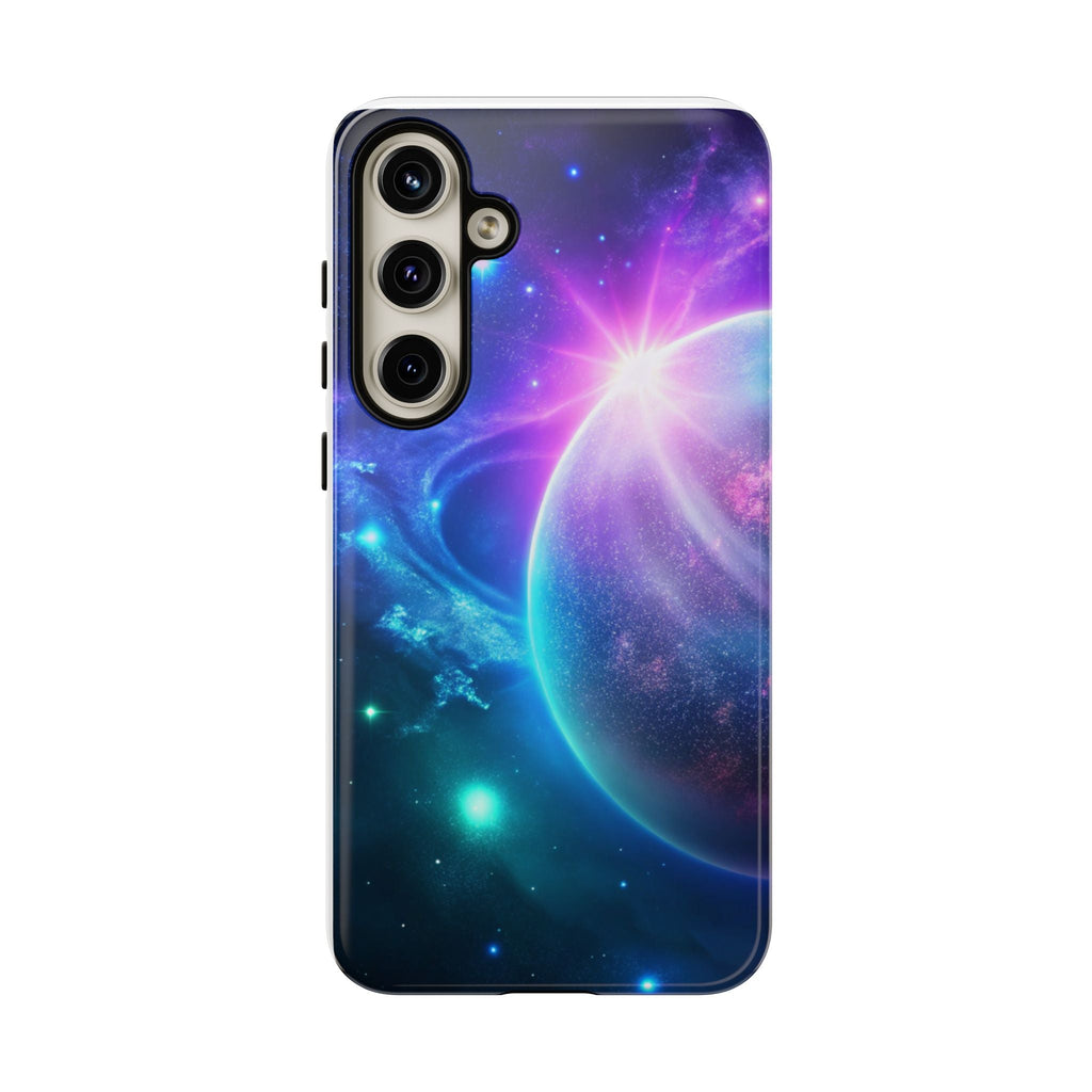 Galaxy Nebula Space Phone Case | Planet Sparkle Tough Case Printify