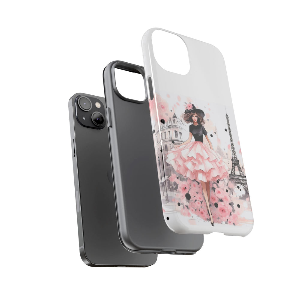 Paris Fashion Illustration Phone Case | Tough Case Printify