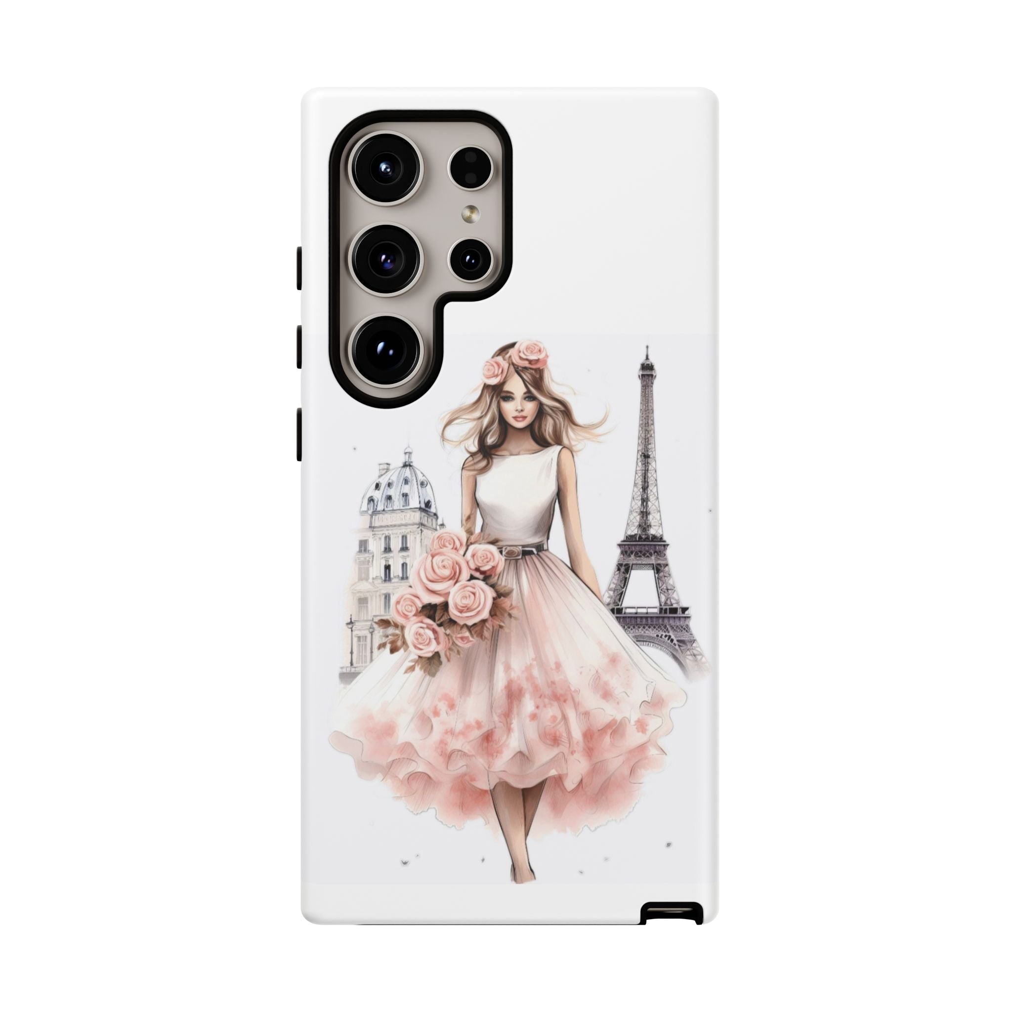Parisian Ballerina Bouquet phone case | Tough Cases Printify