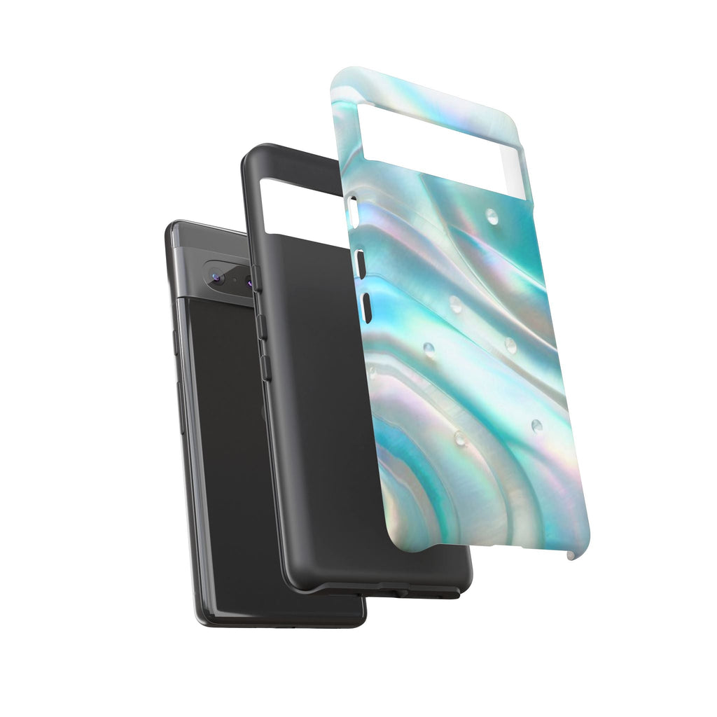 Iridescent Pearl Wave phone case | Tough Cases Printify