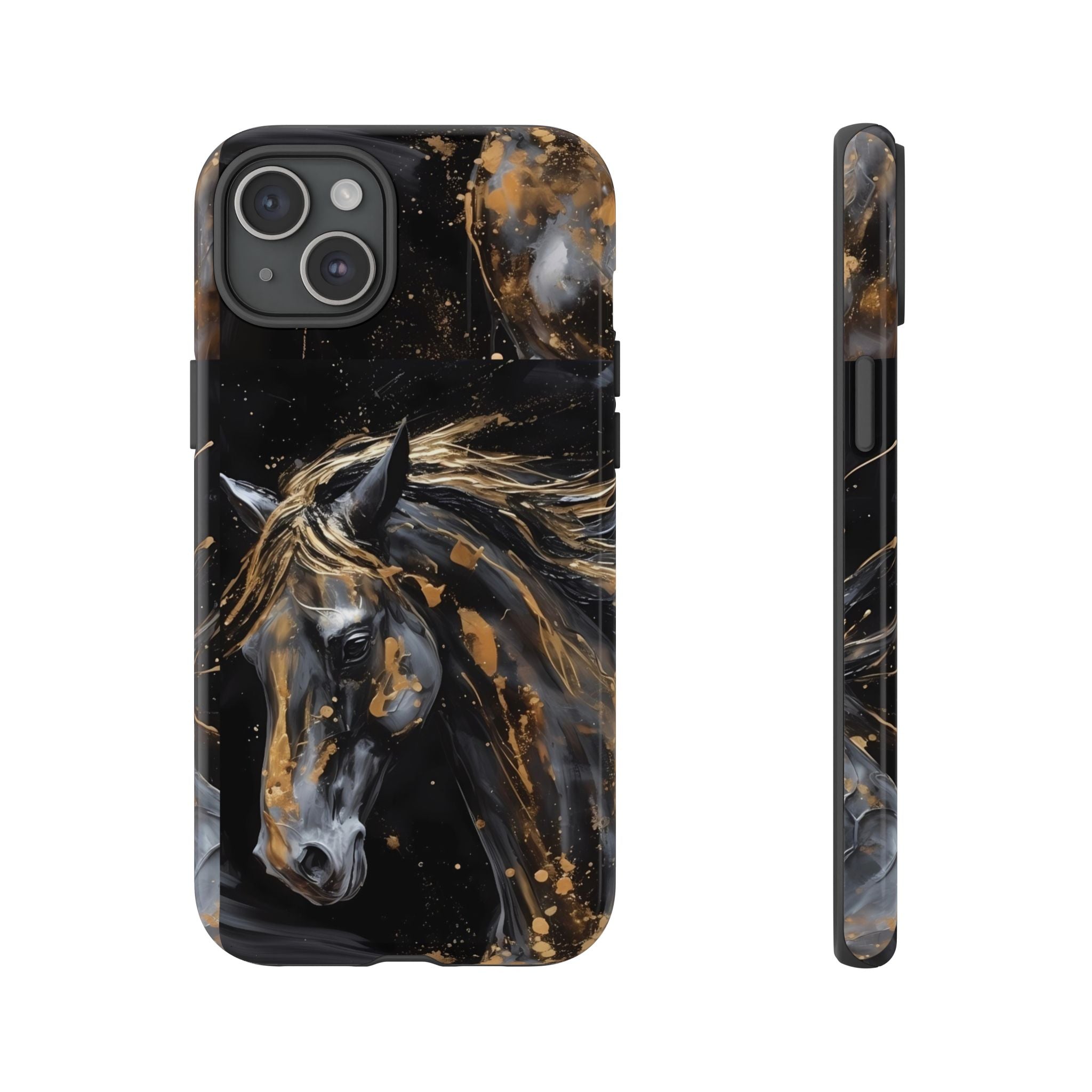 Golden Paint Horse Phone Case | Tough Case Printify
