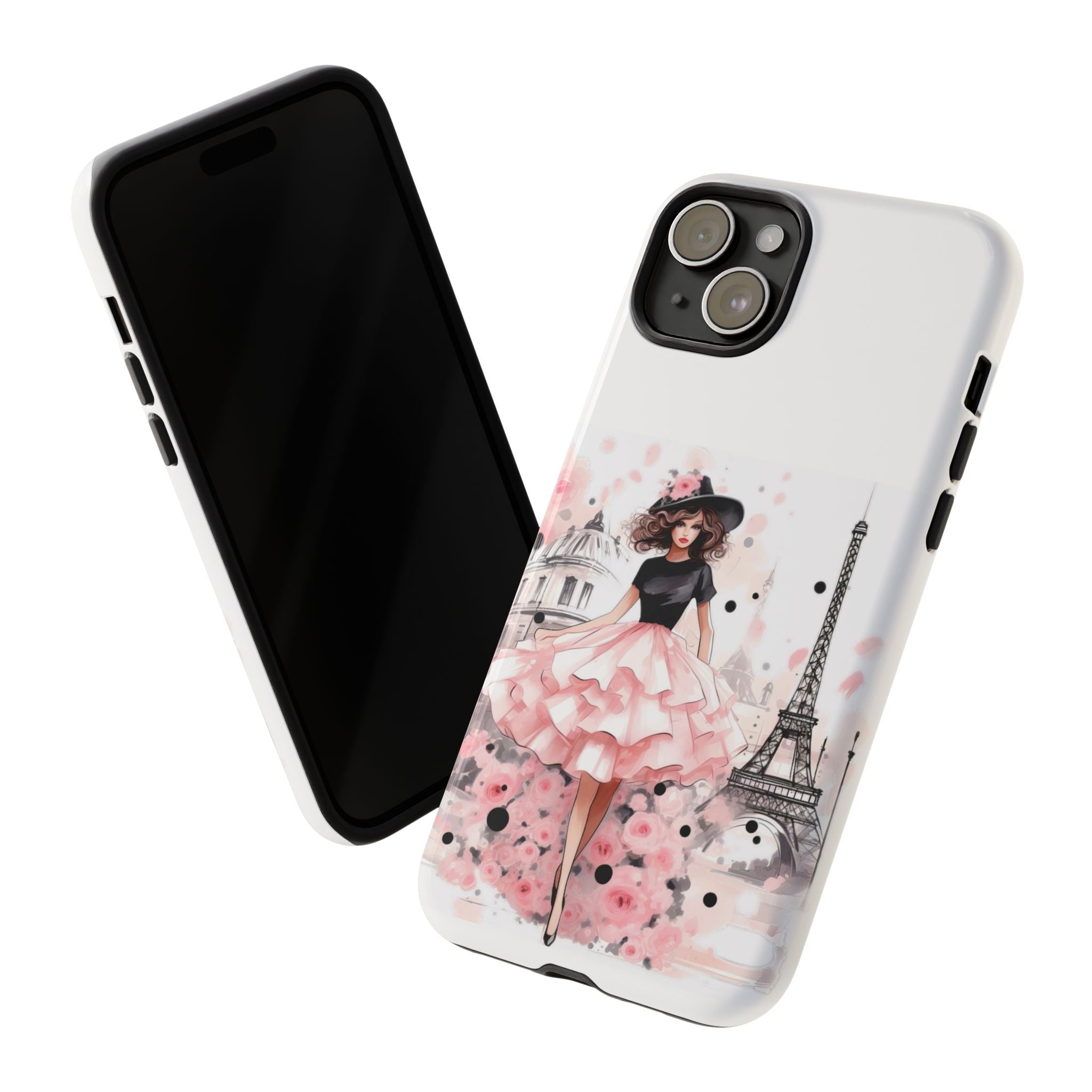 Paris Fashion Illustration Phone Case | Tough Case Printify