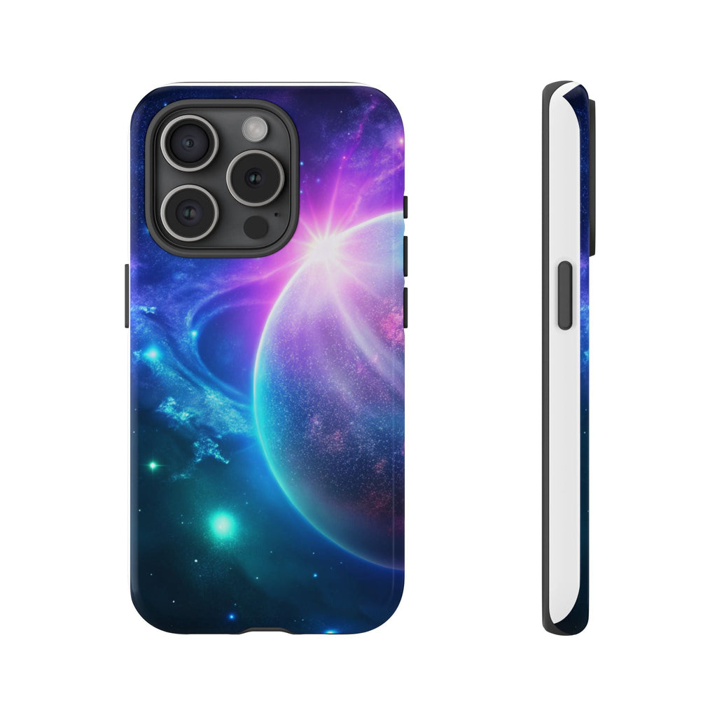 Galaxy Nebula Space Phone Case | Planet Sparkle Tough Case Printify