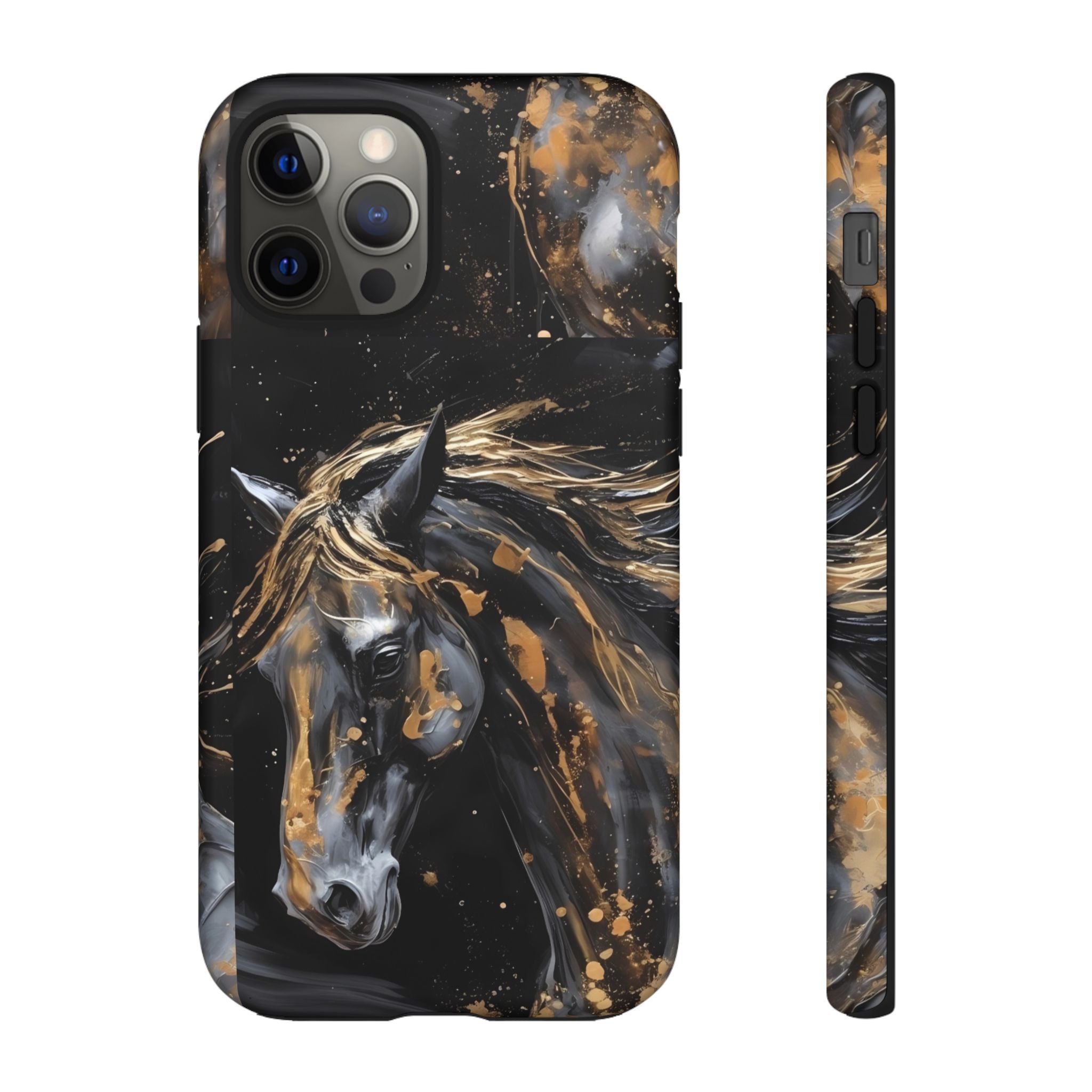 Golden Paint Horse Phone Case | Tough Case Printify
