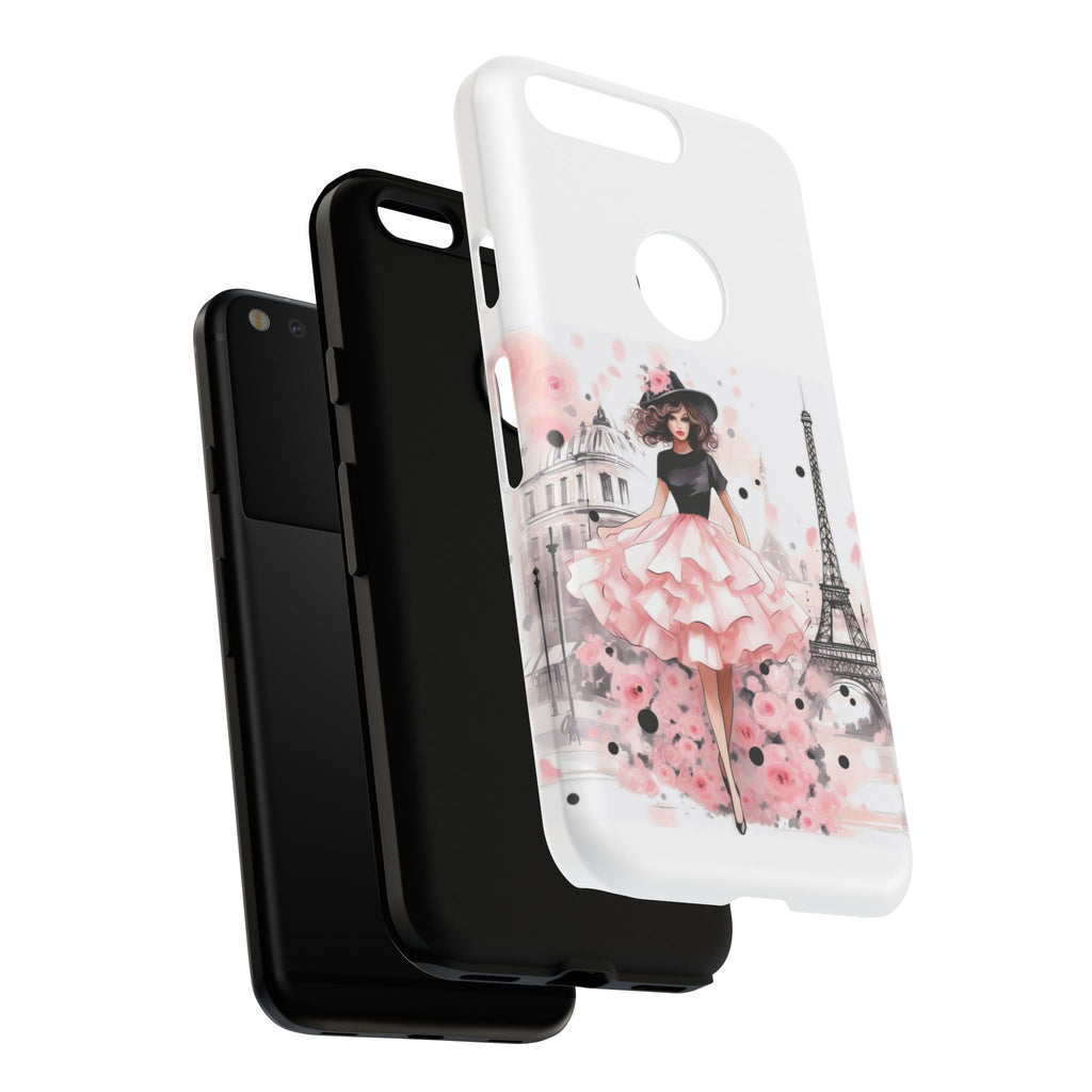 Paris Fashion Illustration Phone Case | Tough Case Printify