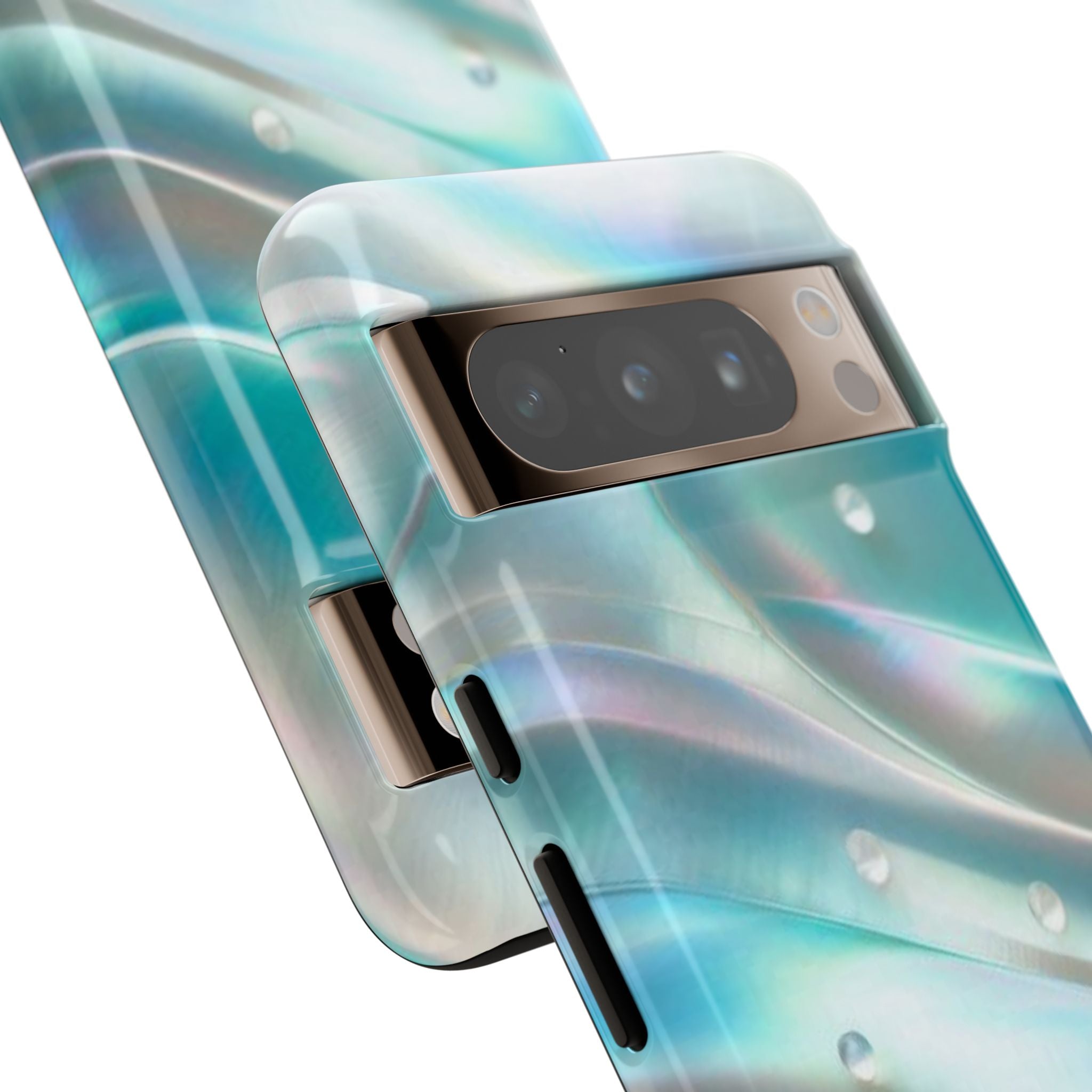 Iridescent Pearl Wave phone case | Tough Cases Printify