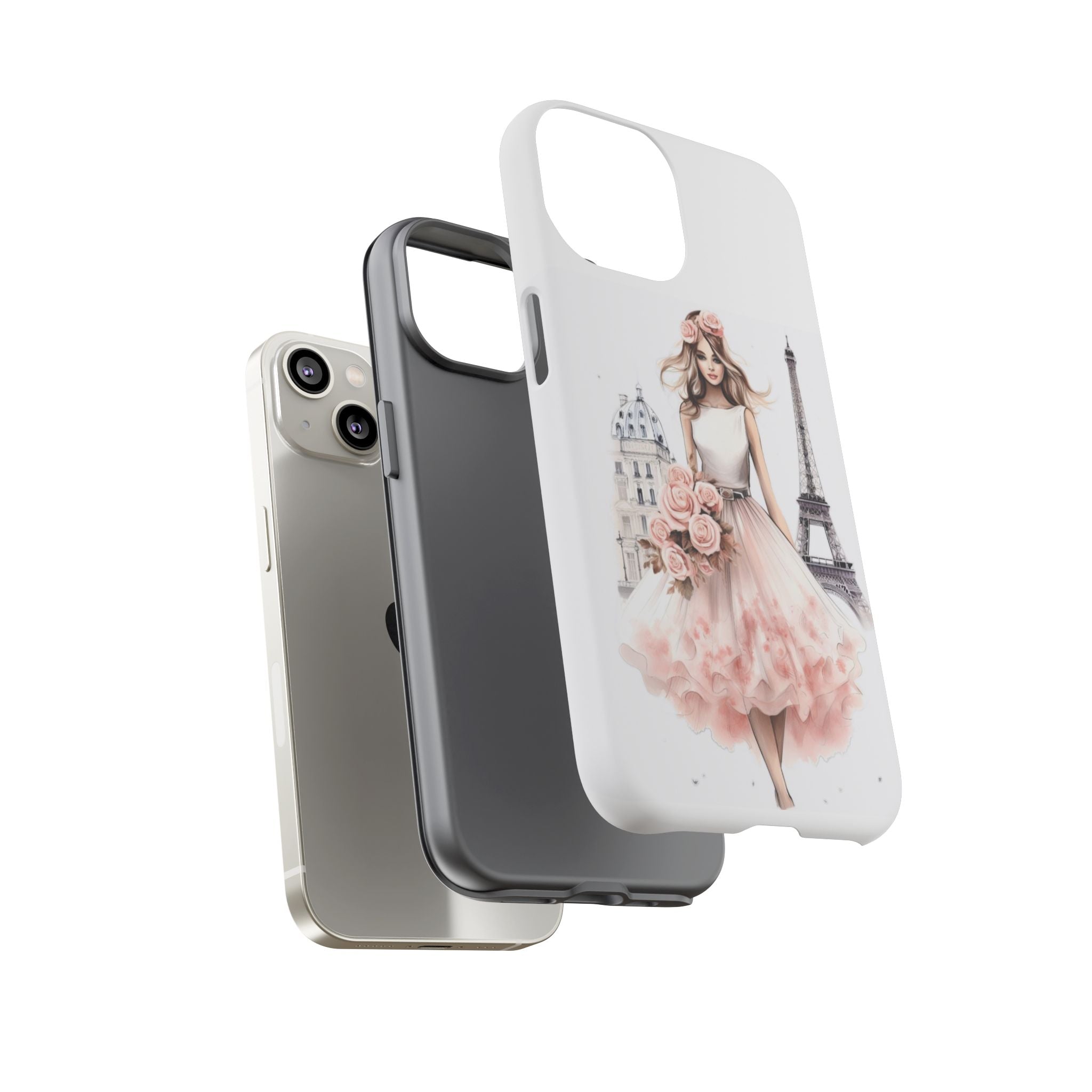 Parisian Ballerina Bouquet phone case | Tough Cases Printify