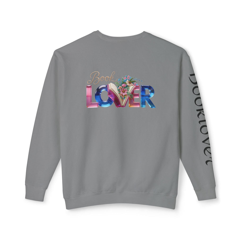 Book Lover Sweatshirt —  Typography Bookworm Pullover Printify