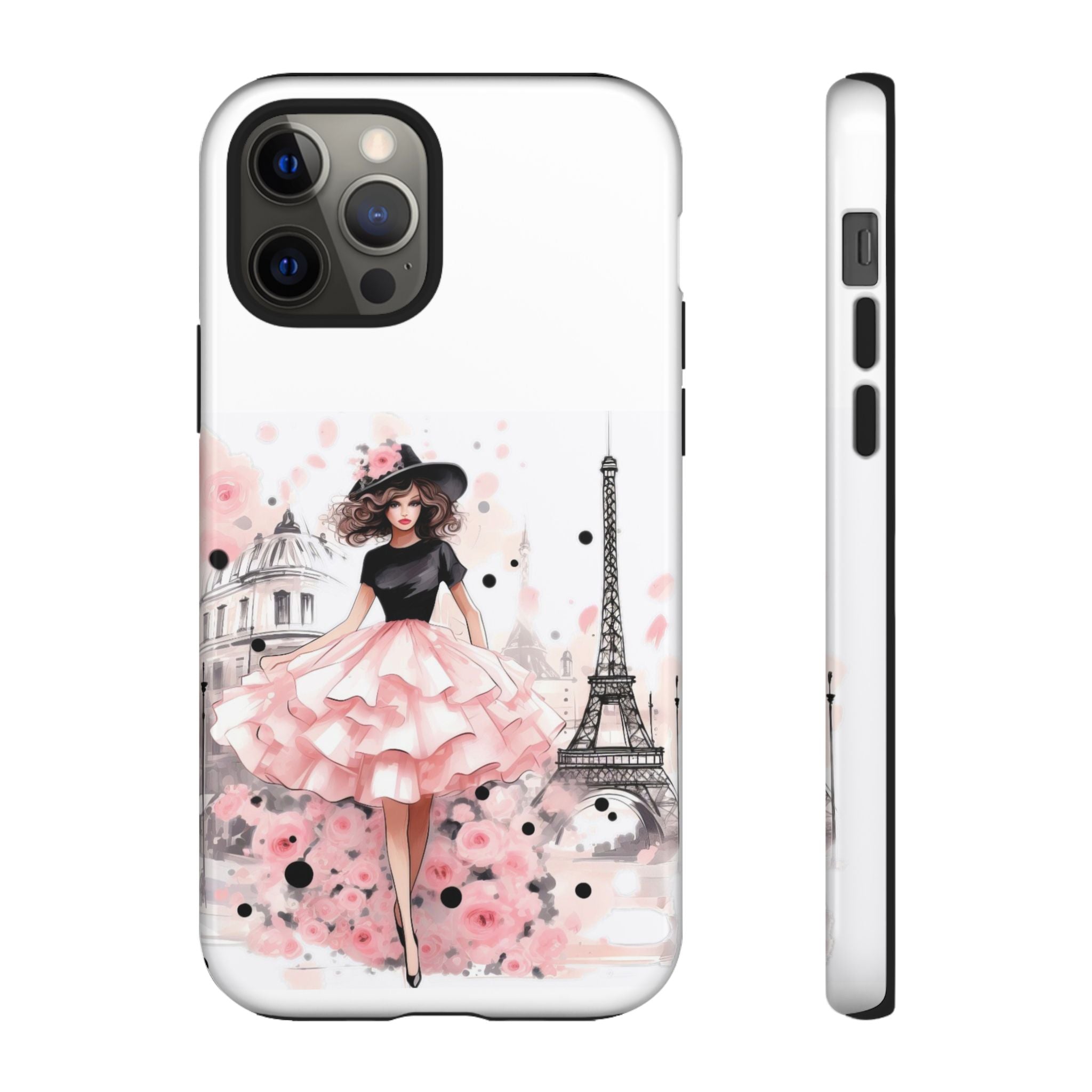 Paris Fashion Illustration Phone Case | Tough Case Printify