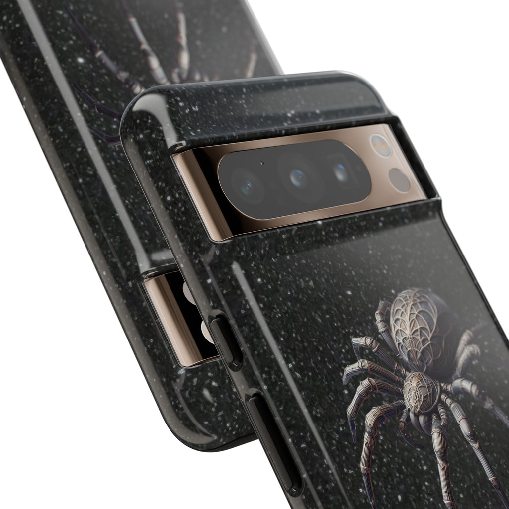 Spider Night Tough Phone Case — Dark Space Tarantula iPhone Cover Printify