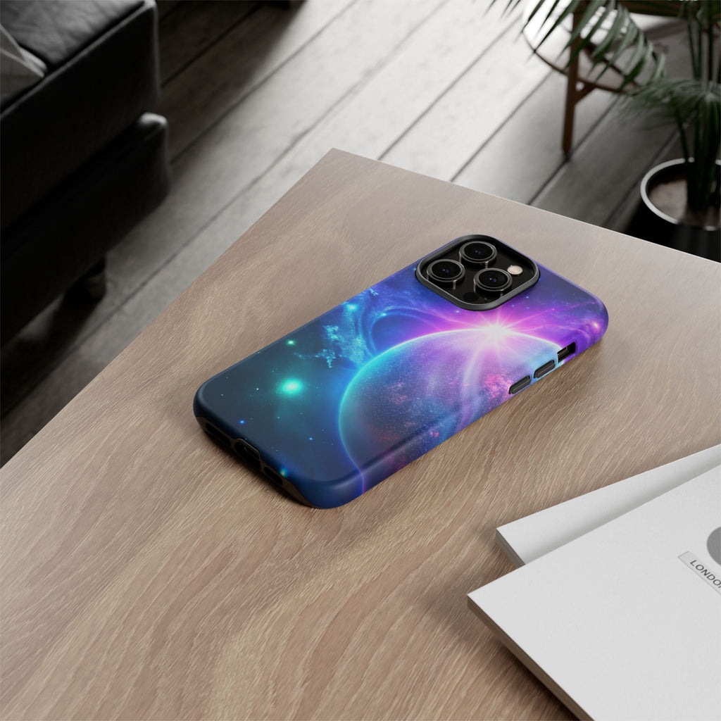 Galaxy Nebula Space Phone Case | Planet Sparkle Tough Case Printify