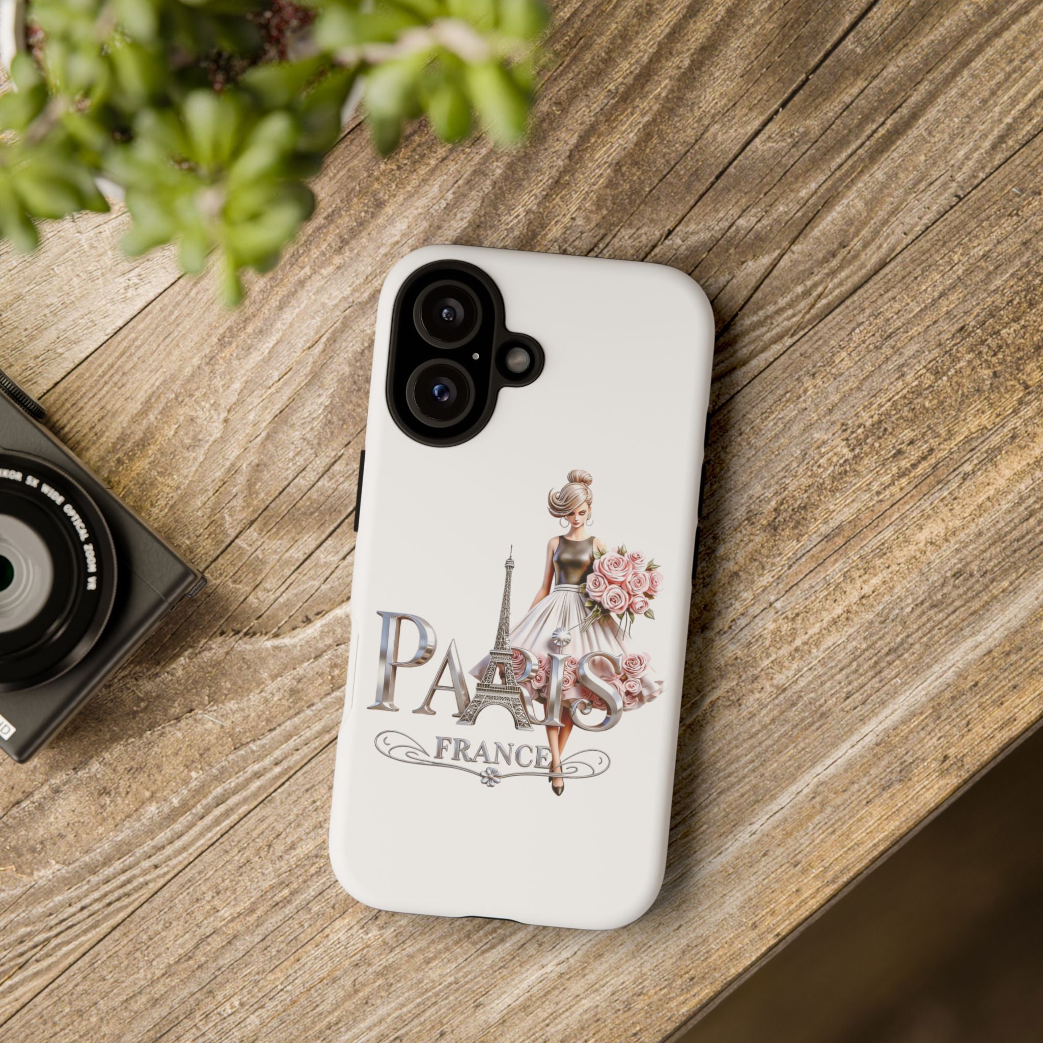 Phone Case | Eiffel Tower Floral Fashion Design Printify