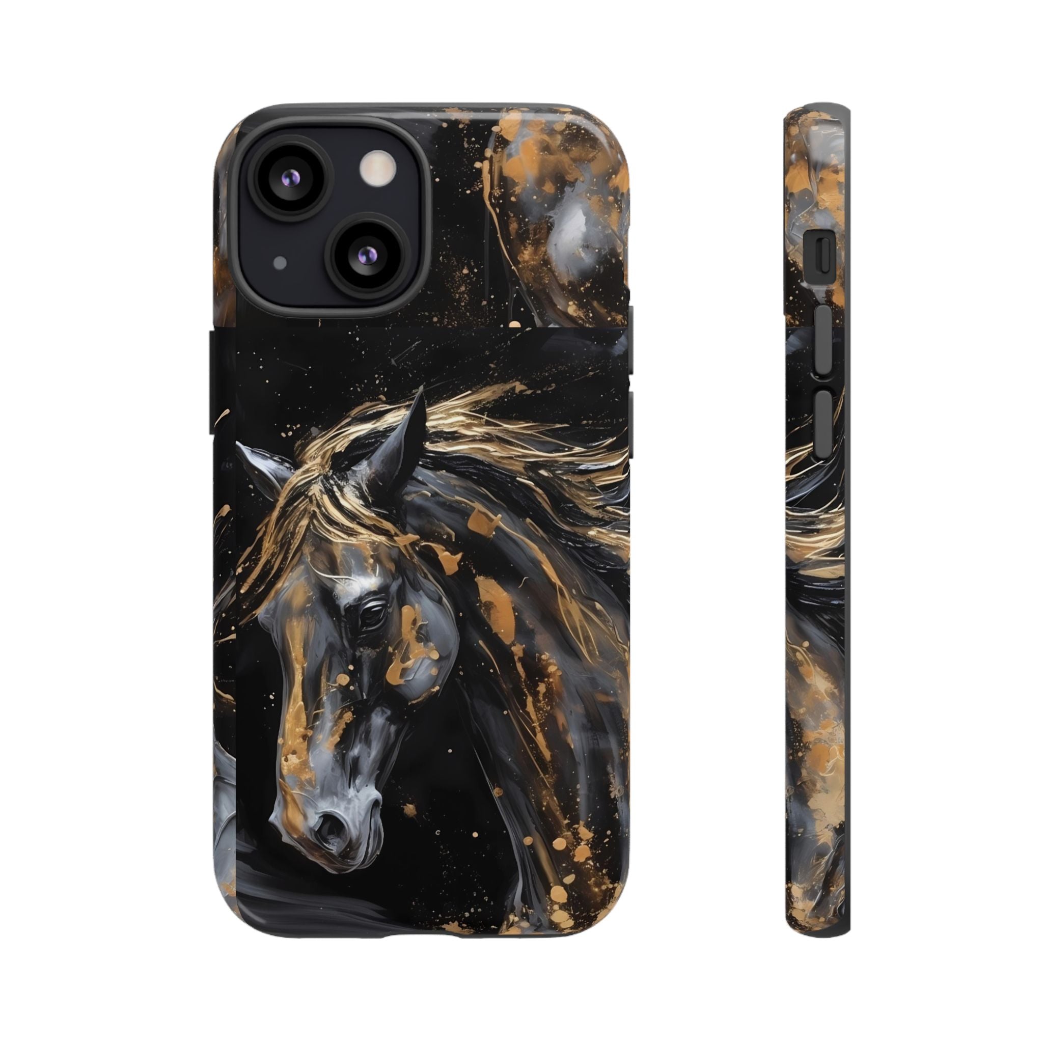 Golden Paint Horse Phone Case | Tough Case Printify