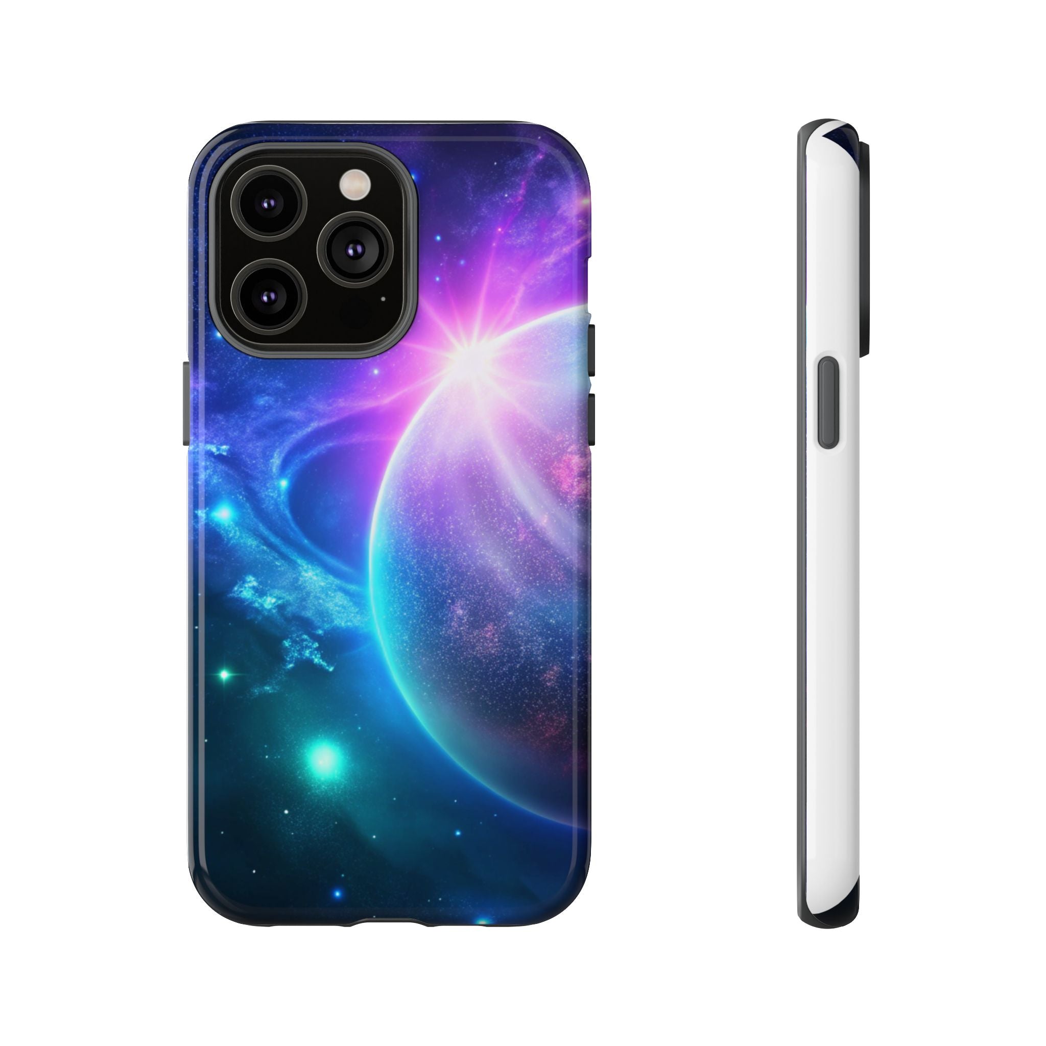 Galaxy Nebula Space Phone Case | Planet Sparkle Tough Case Printify
