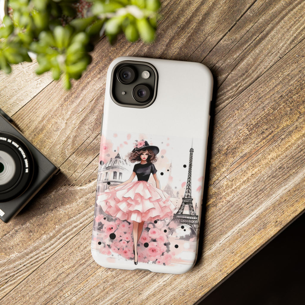 Paris Fashion Illustration Phone Case | Tough Case Printify