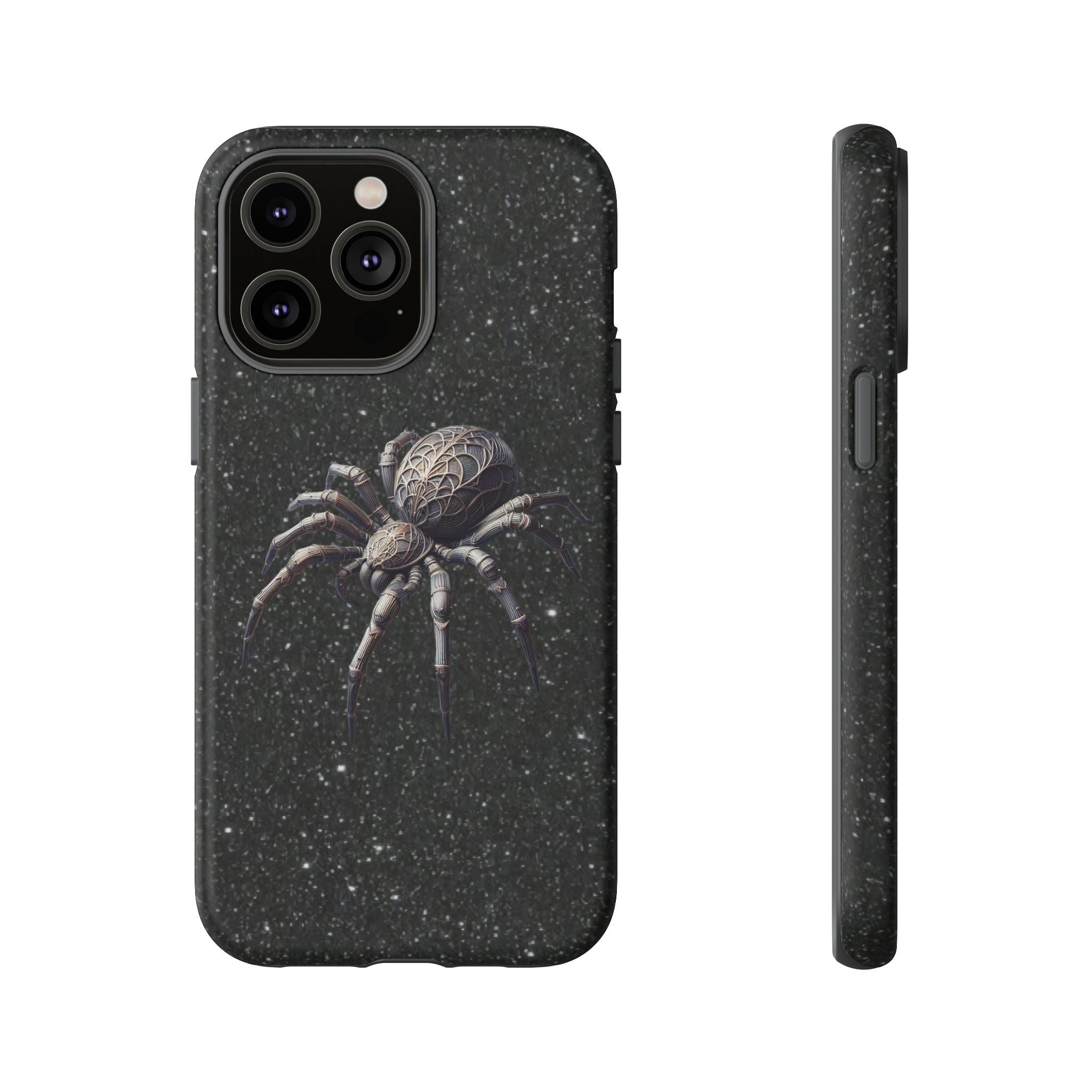 Spider Night Tough Phone Case — Dark Space Tarantula iPhone Cover Printify