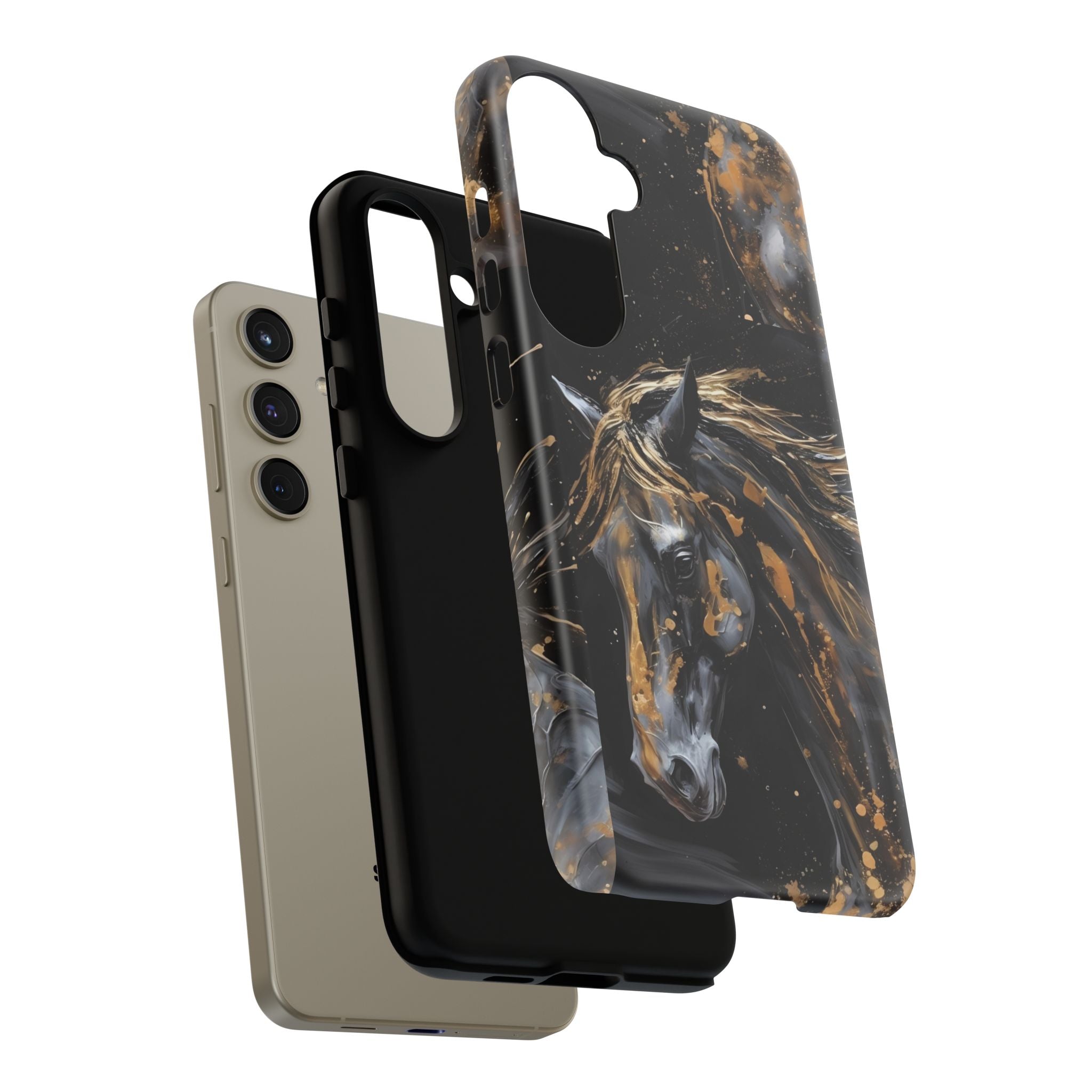Golden Paint Horse Phone Case | Tough Case Printify