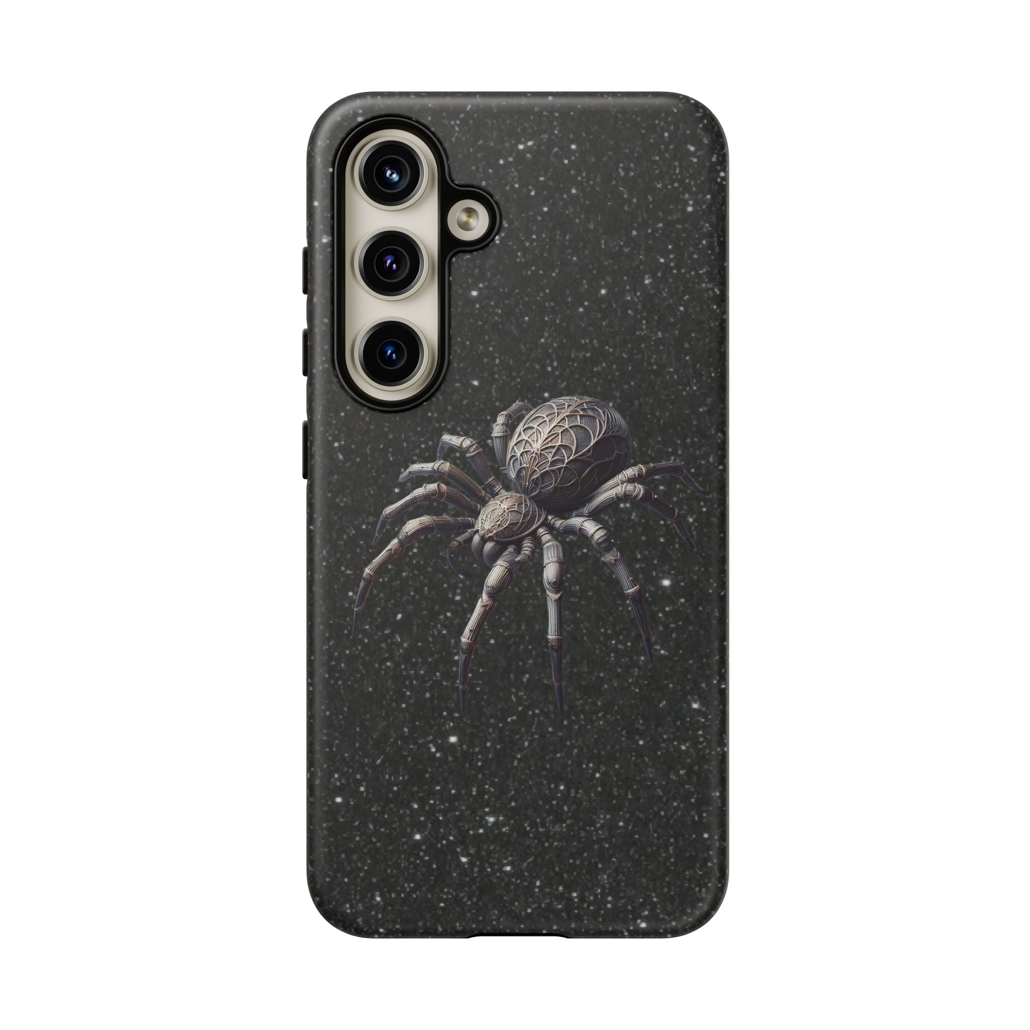 Spider Night Tough Phone Case — Dark Space Tarantula iPhone Cover Printify