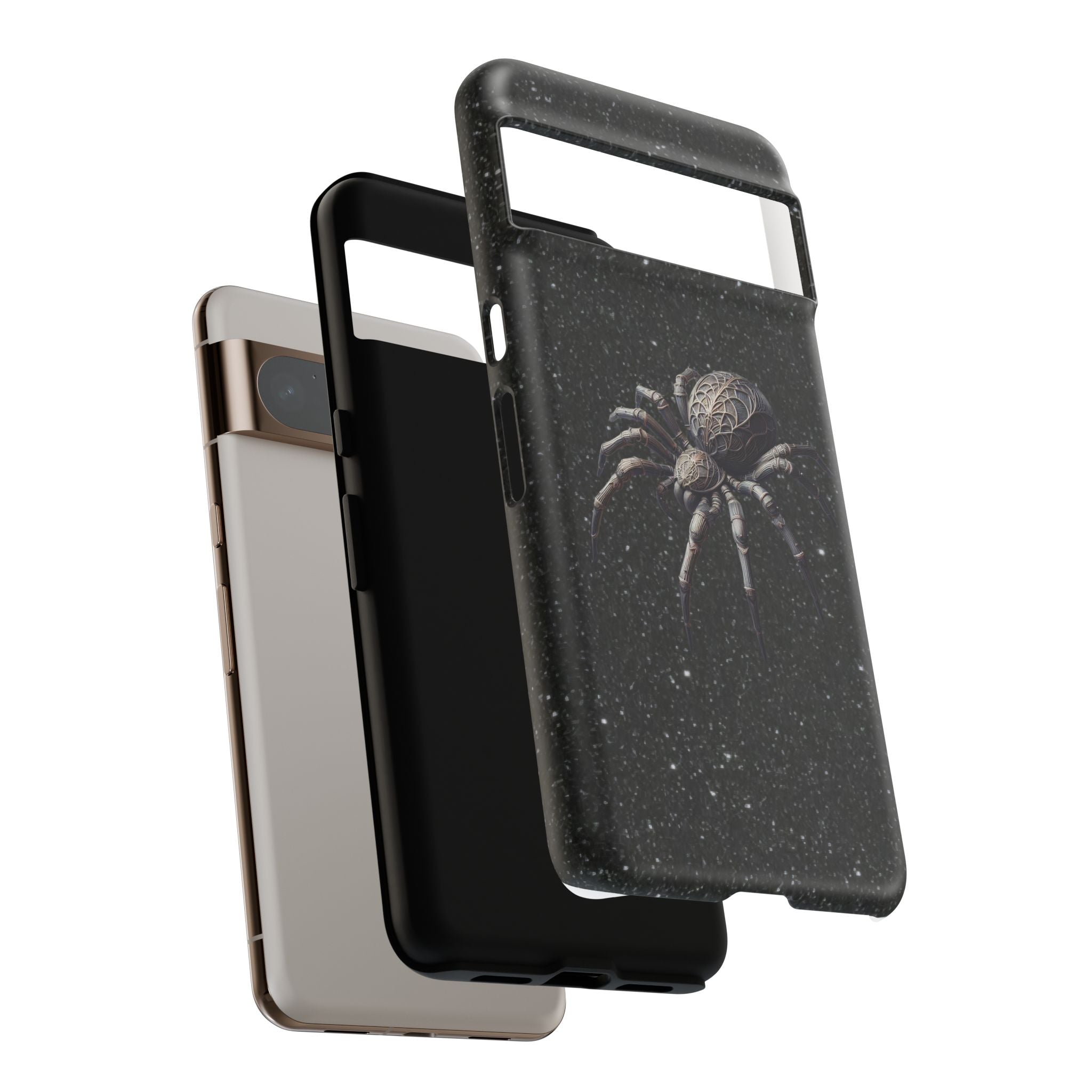 Spider Night Tough Phone Case — Dark Space Tarantula iPhone Cover Printify