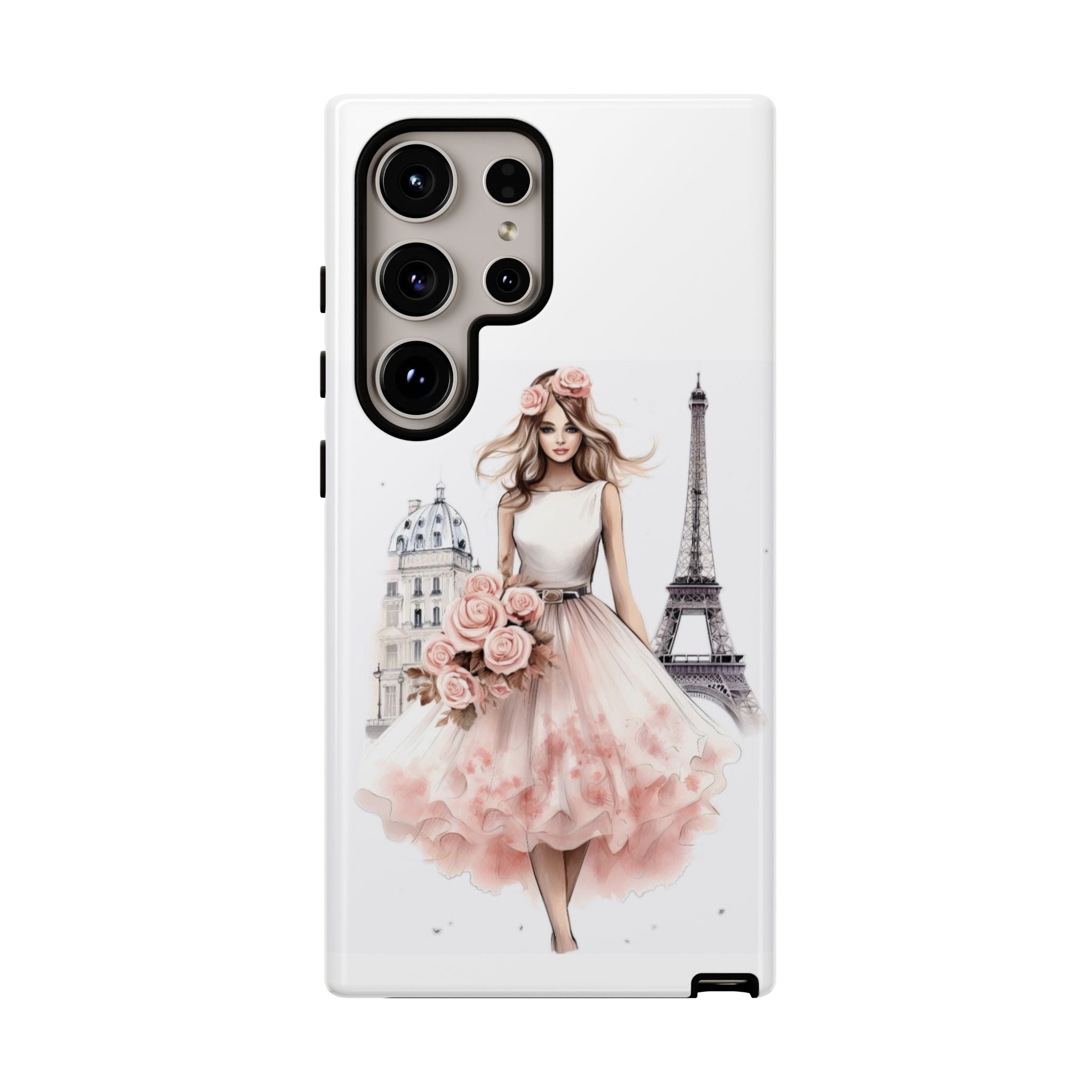Parisian Ballerina Bouquet phone case | Tough Cases Printify