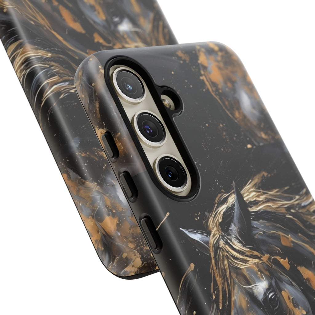 Golden Paint Horse Phone Case | Tough Case Printify
