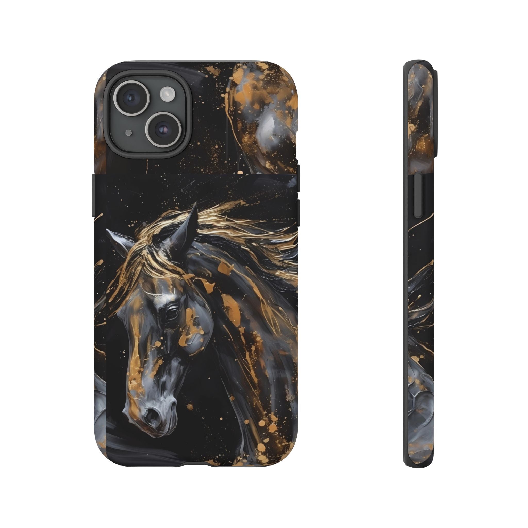Golden Paint Horse Phone Case | Tough Case Printify