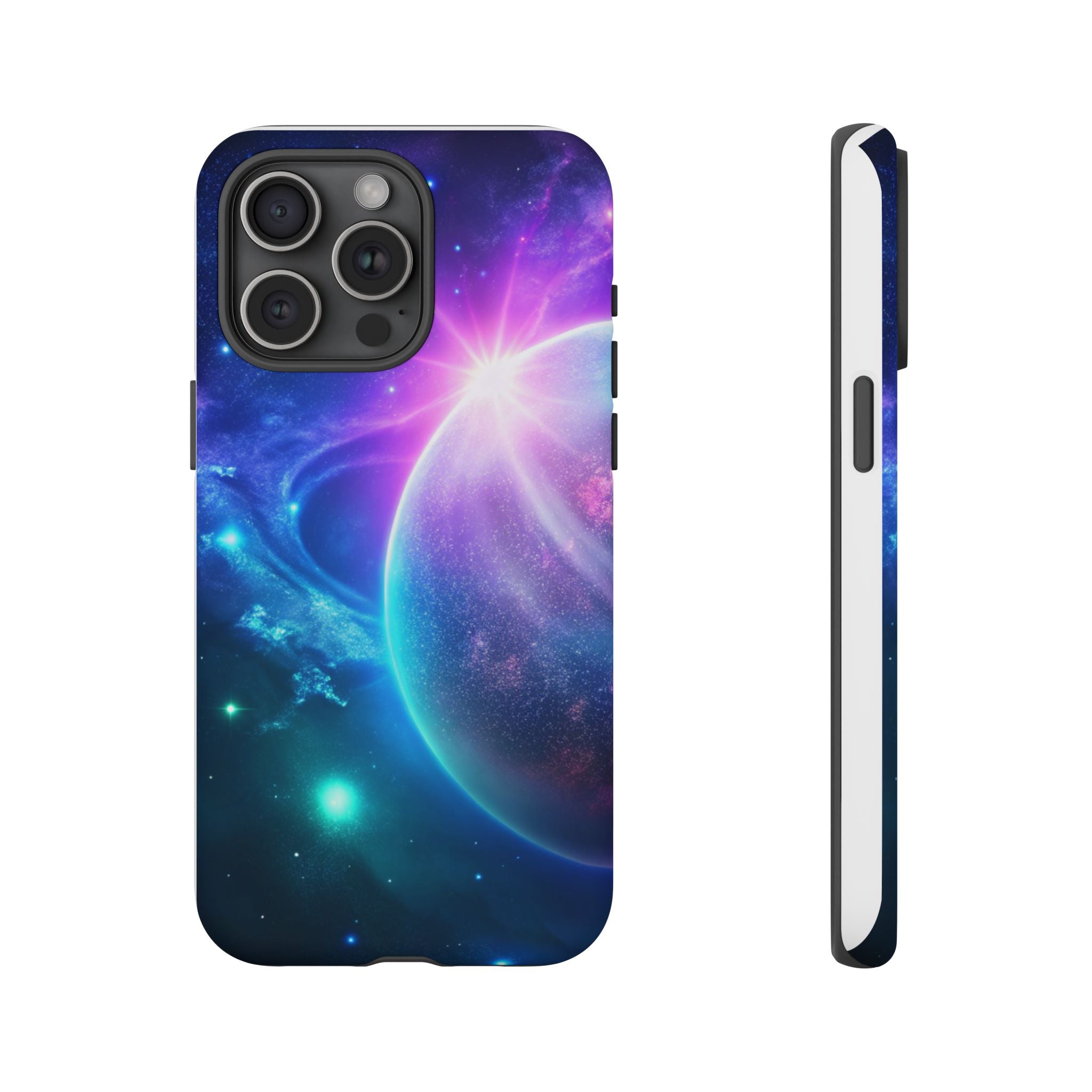 Galaxy Nebula Space Phone Case | Planet Sparkle Tough Case Printify