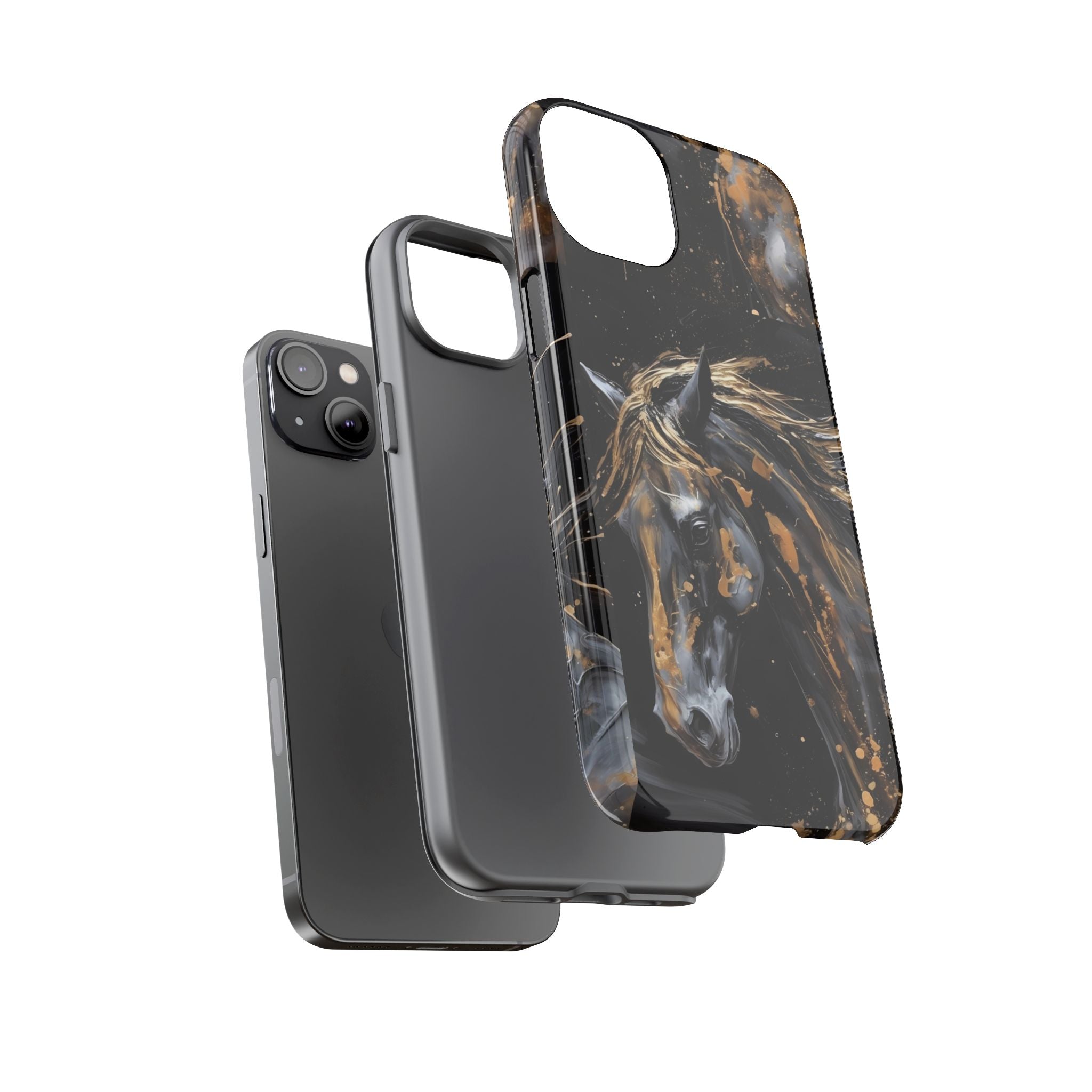 Golden Paint Horse Phone Case | Tough Case Printify