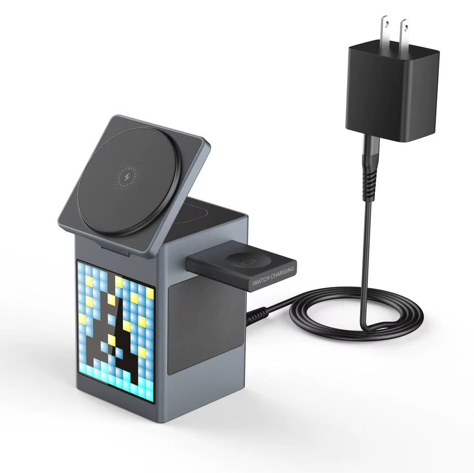 Gamer Schreibtischlampe mit integrierter Ladestation