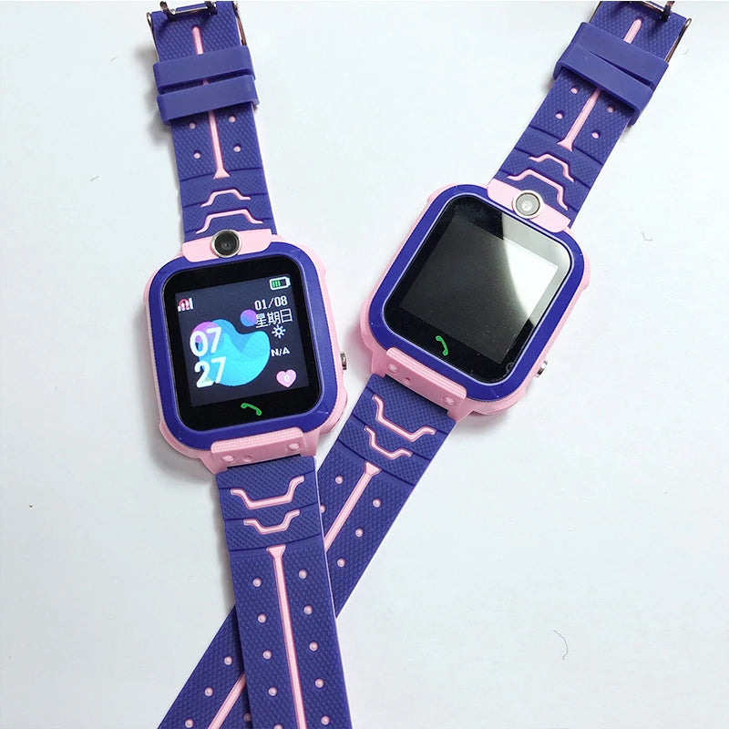 Kids Smart Watch SOS Waterproof Anrufort-Tracker