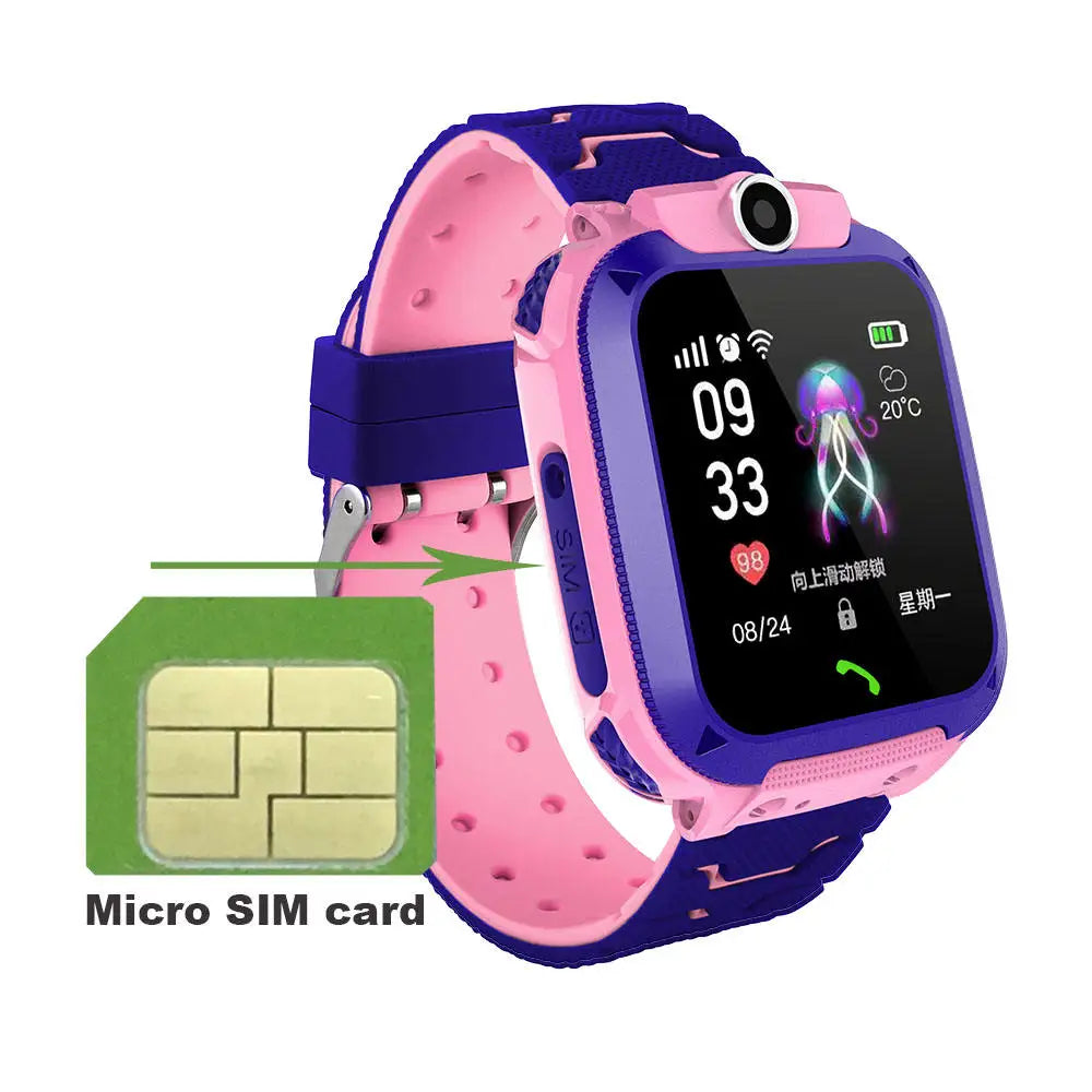 Kids Smart Watch SOS Waterproof Anrufort-Tracker