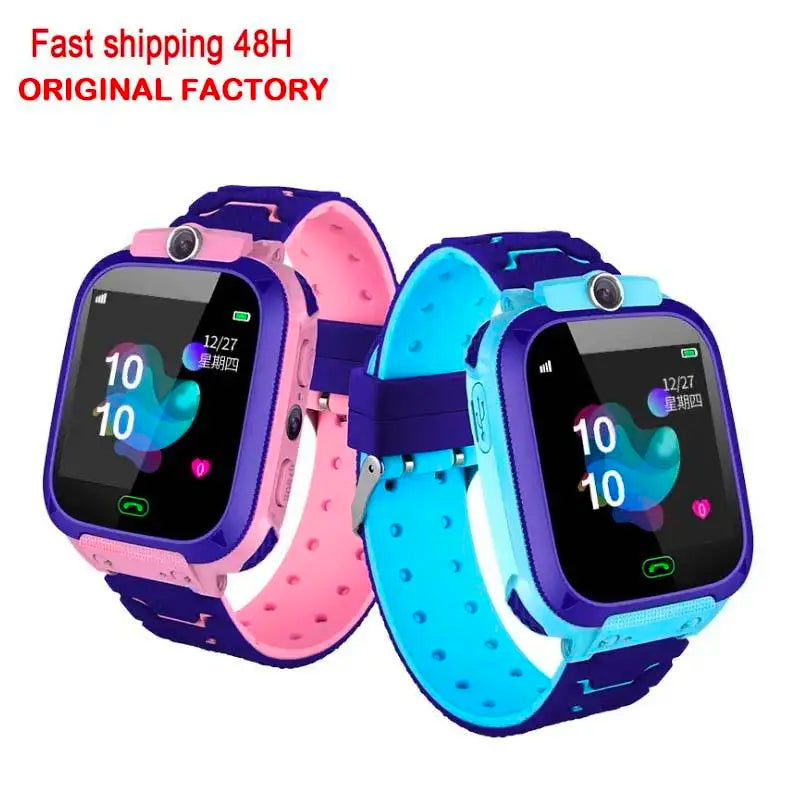 Kids Smart Watch SOS Waterproof Anrufort-Tracker