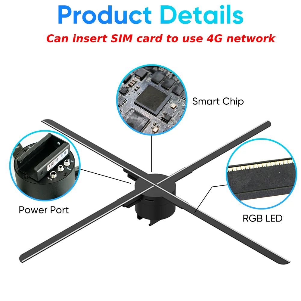 LED Holographic Projector 