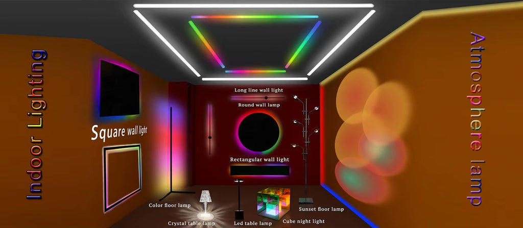 Moderne LED Würfel Lampe – Designbeleuchtung für Zuhause & Büro