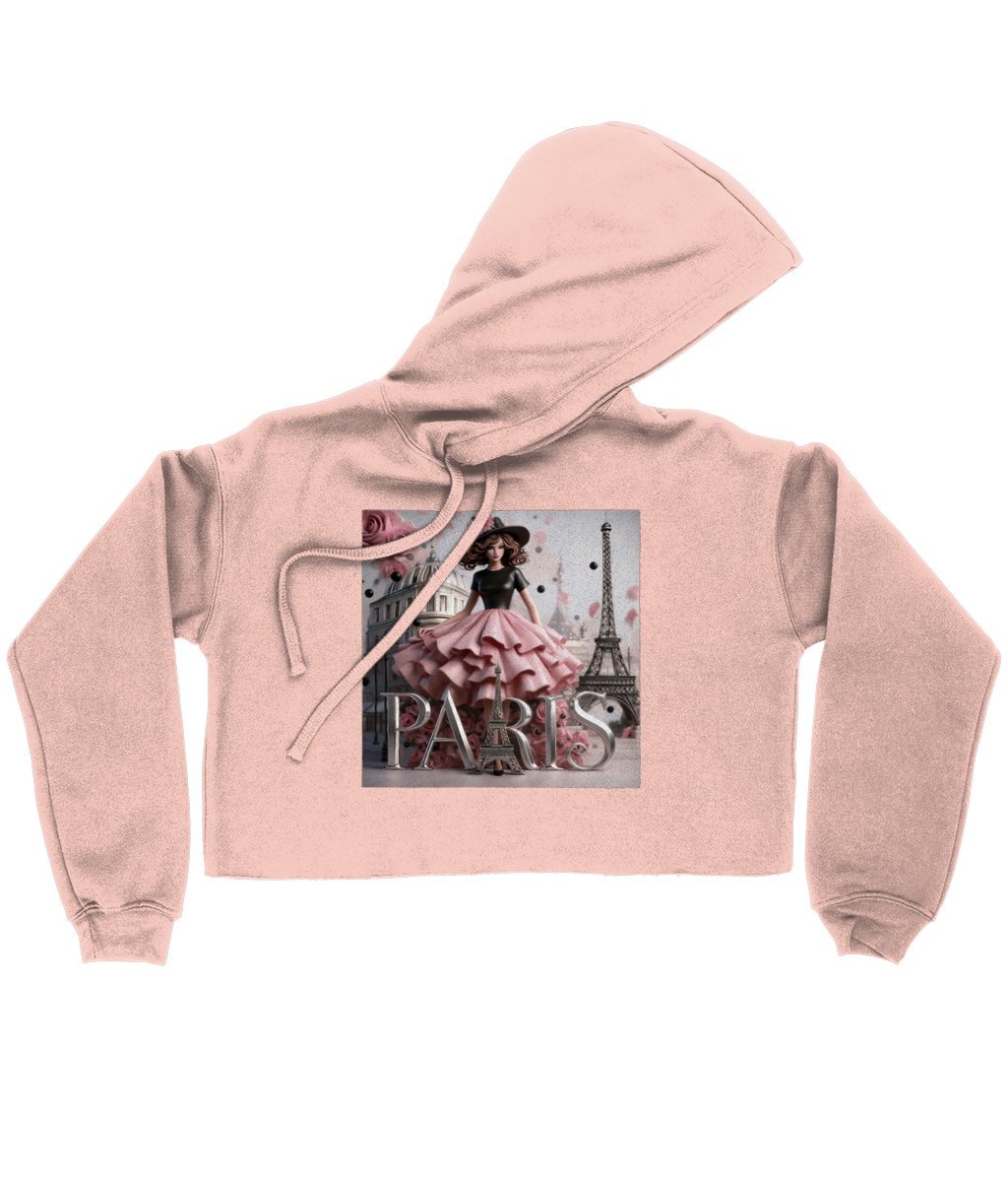 Paris Cropped Hoodie 