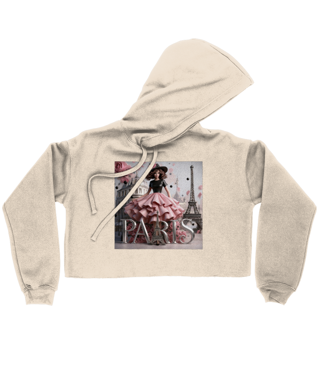 Paris Cropped Hoodie 